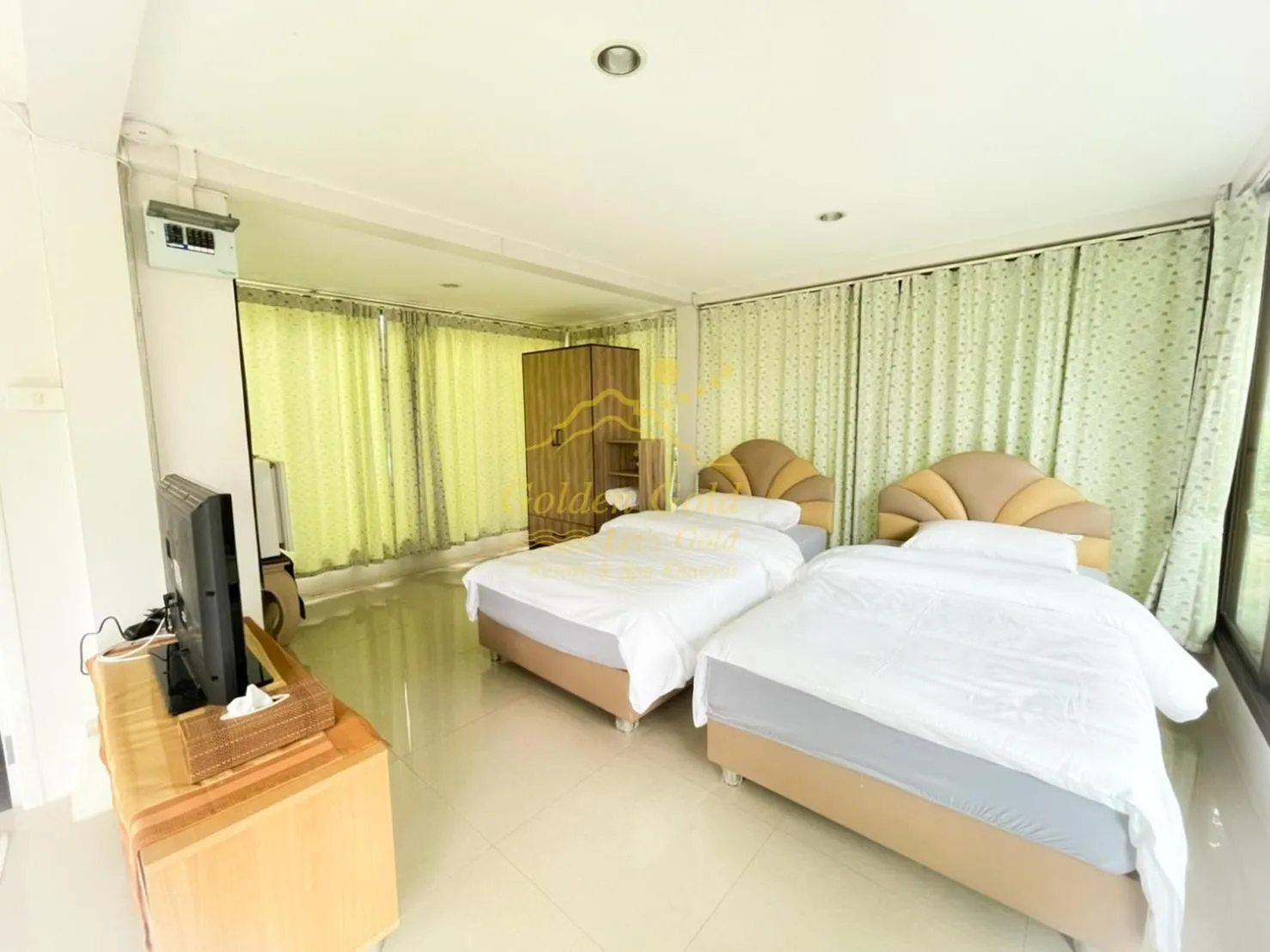 Bed in Goldengold (Khaoyai) Resort & Spa