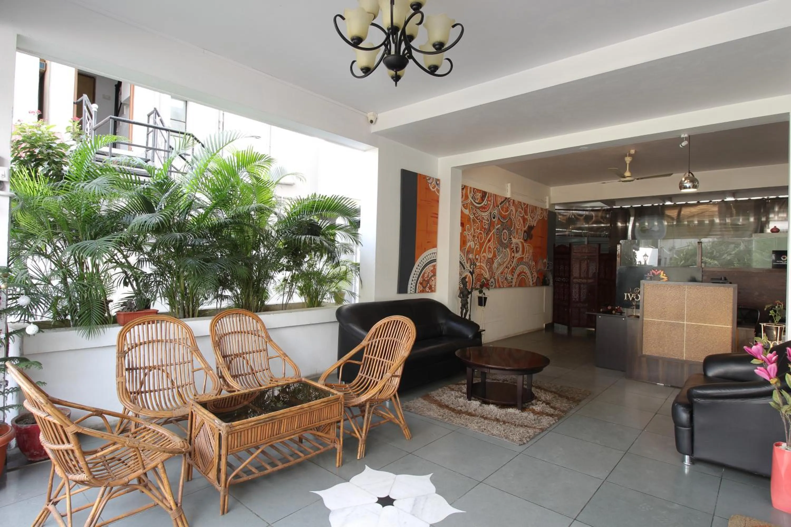 Seating area in Treebo Ivory House