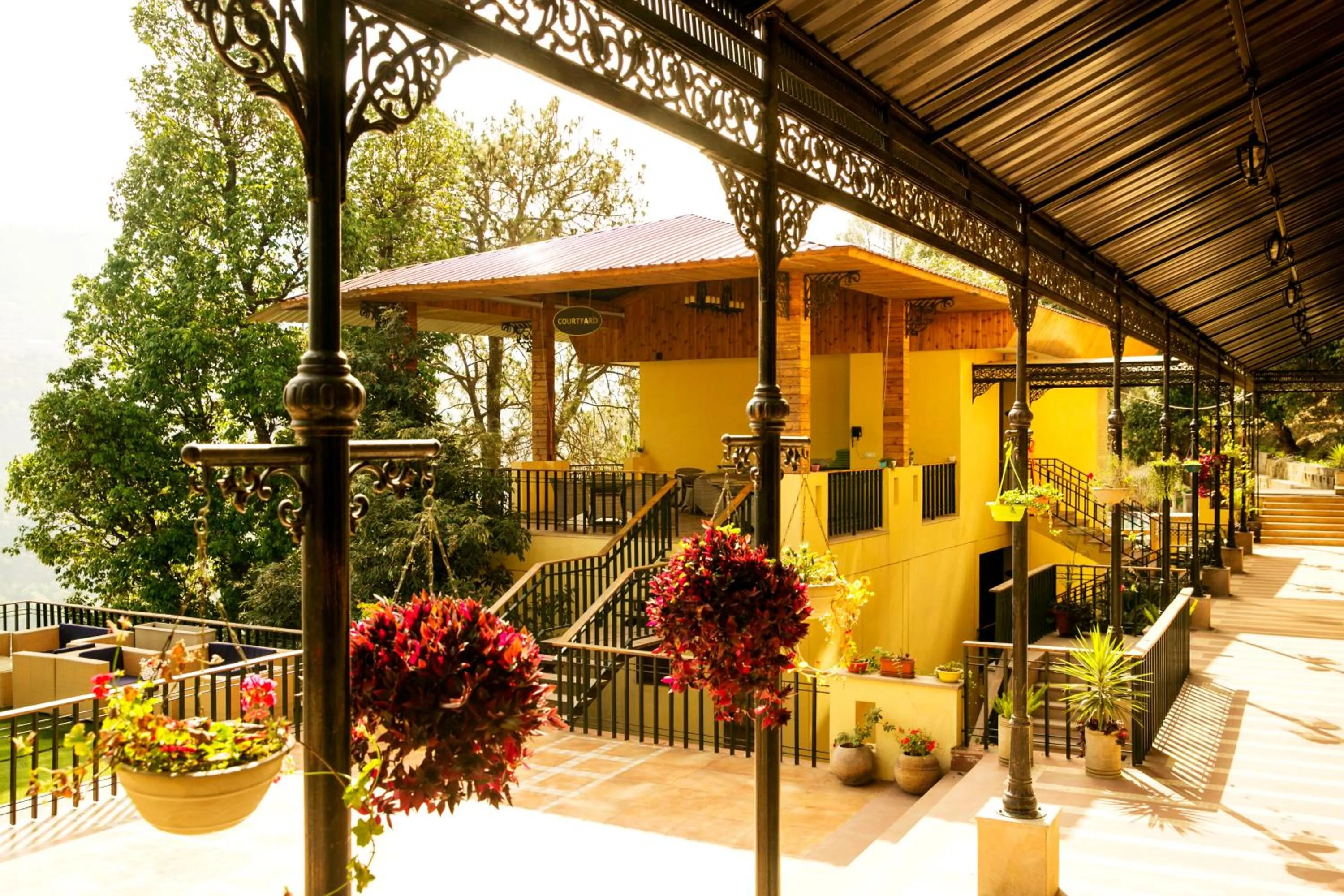 Balcony/Terrace in The Fern Hillside Resort Bhimtal