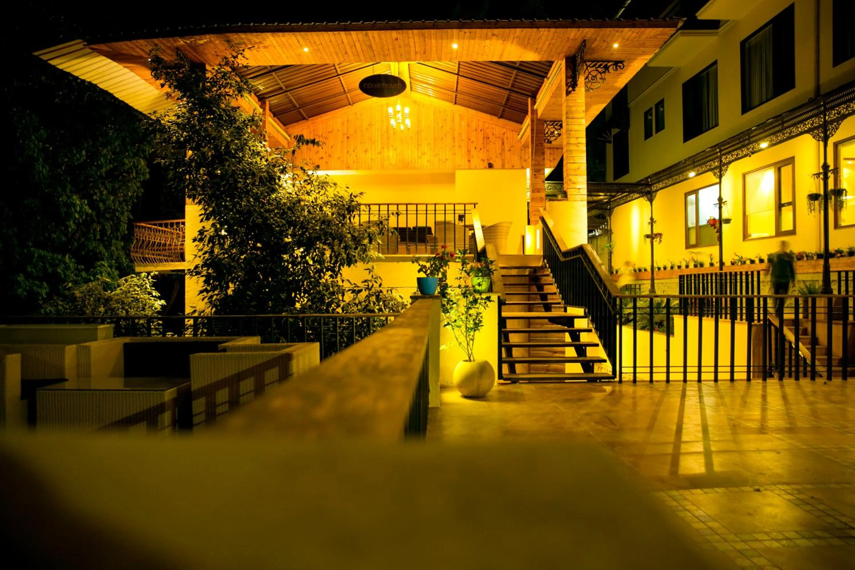 Balcony/Terrace in The Fern Hillside Resort Bhimtal