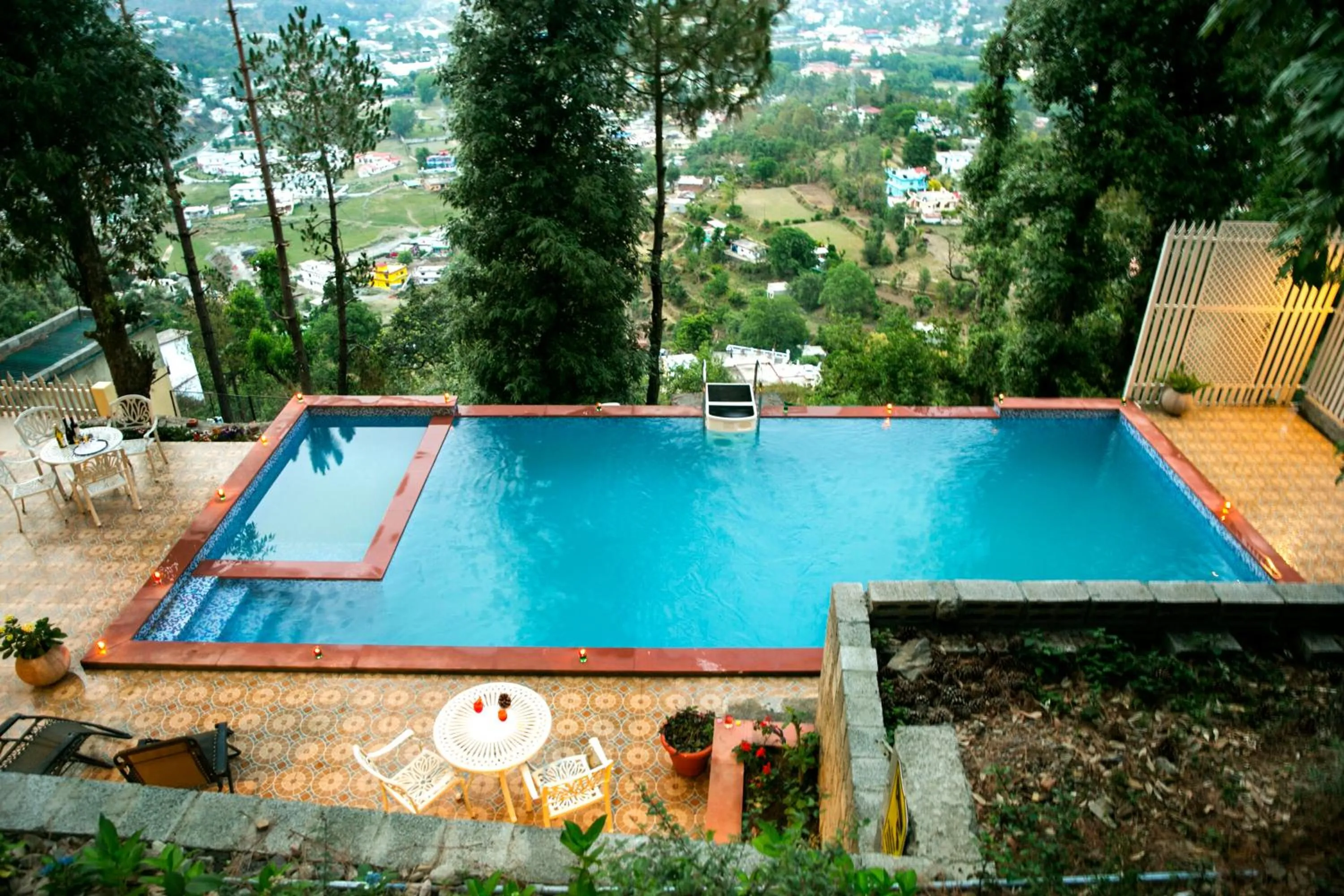 Swimming pool in The Fern Hillside Resort Bhimtal