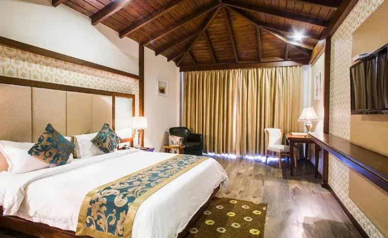 Bed in The Fern Hillside Resort Bhimtal Bed in The Fern Hillside Resort Bhimtal