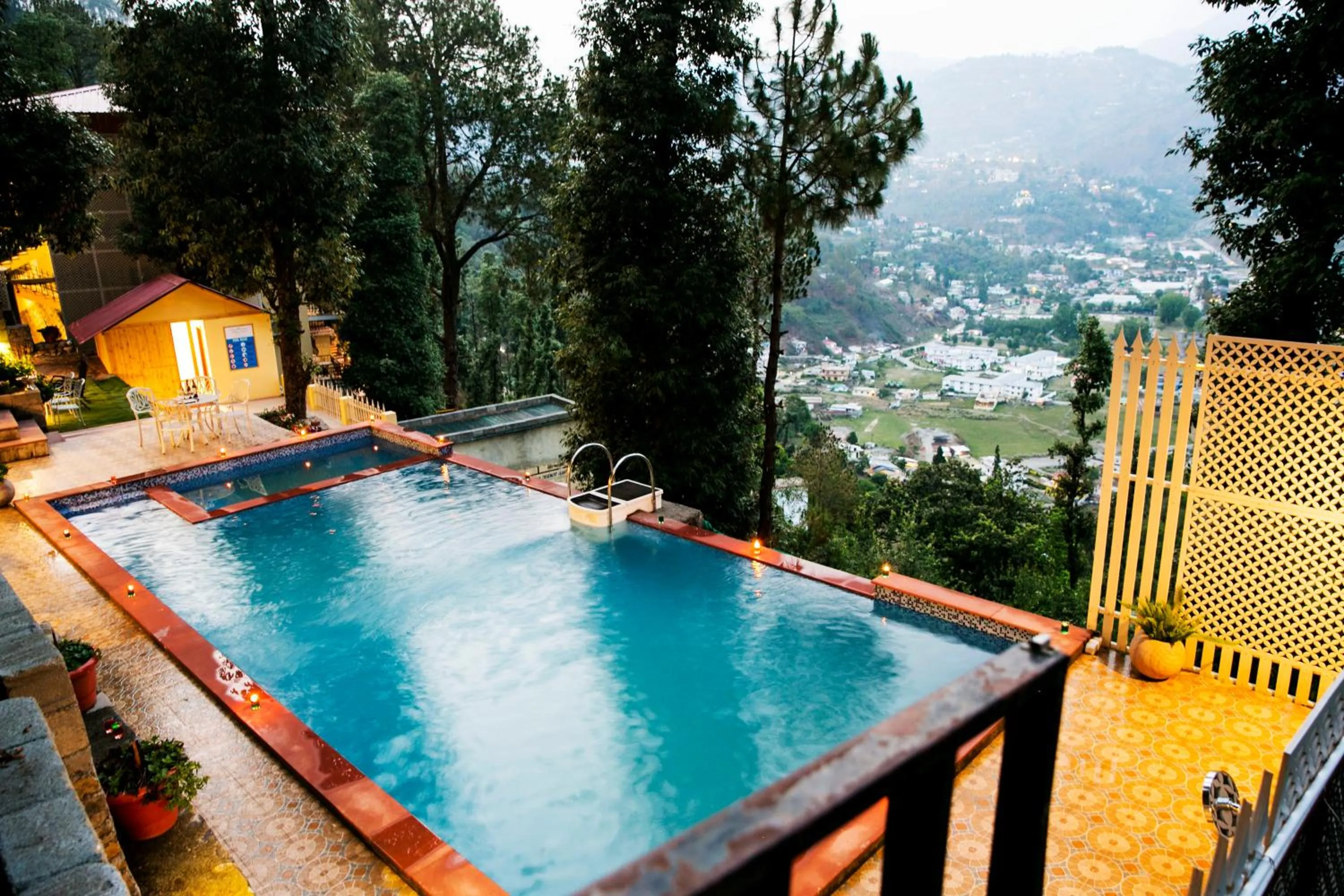 Swimming pool in The Fern Hillside Resort Bhimtal