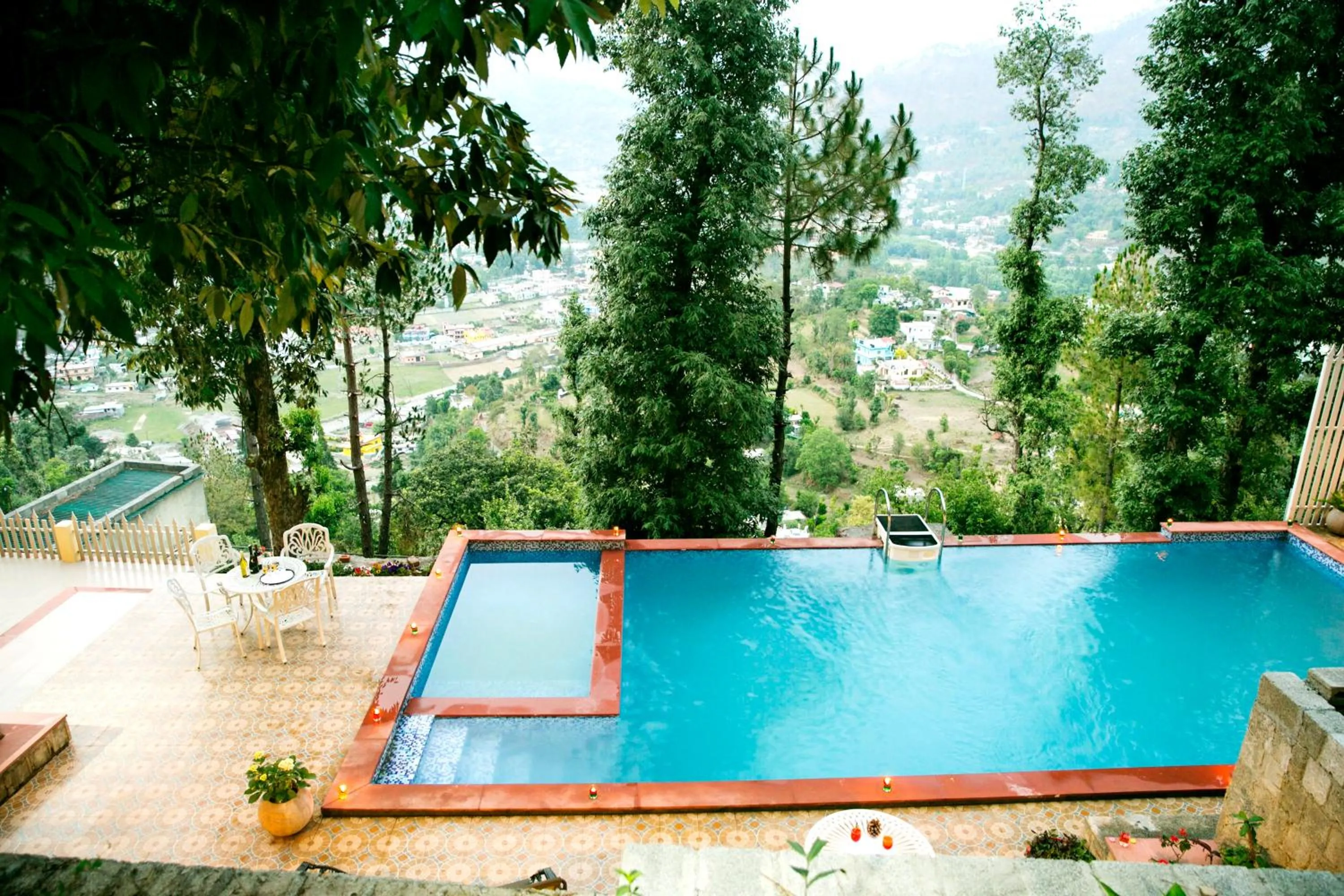 Swimming pool in The Fern Hillside Resort Bhimtal