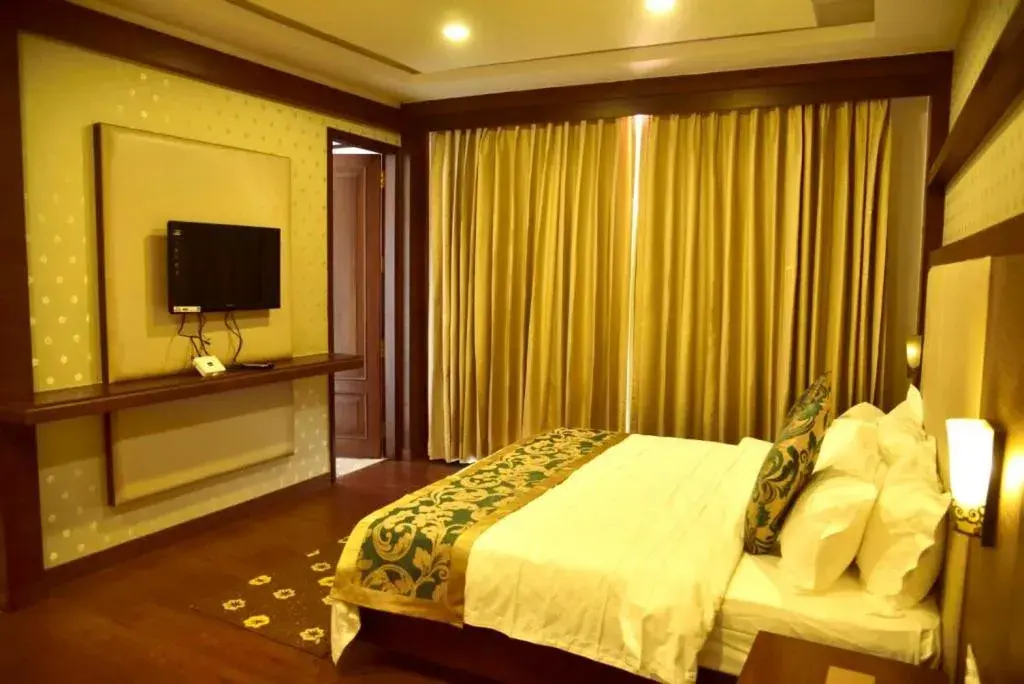 Bed in The Fern Hillside Resort Bhimtal Bed in The Fern Hillside Resort Bhimtal