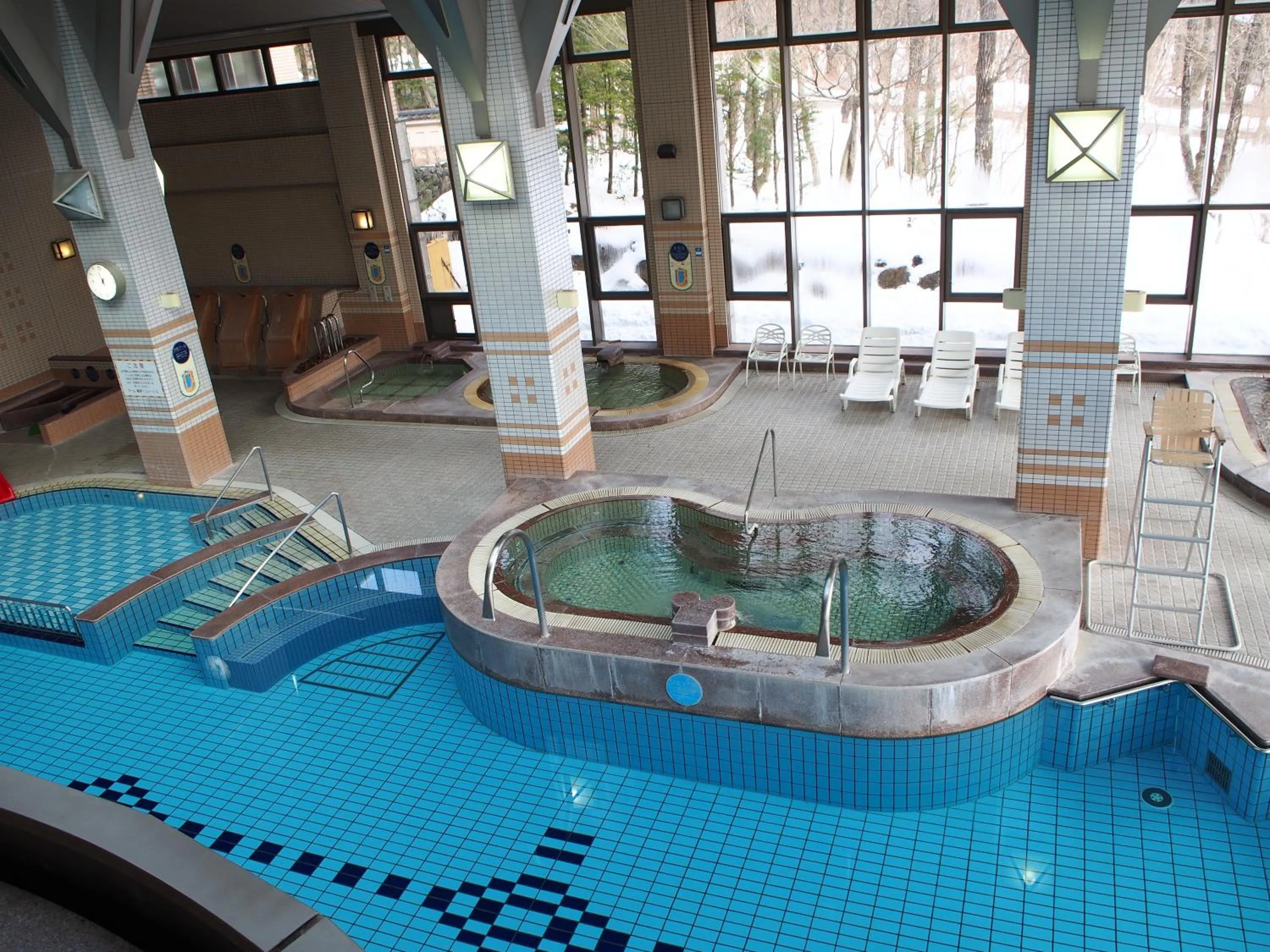 Swimming pool in Blancvert Nasu Onsen Hotel