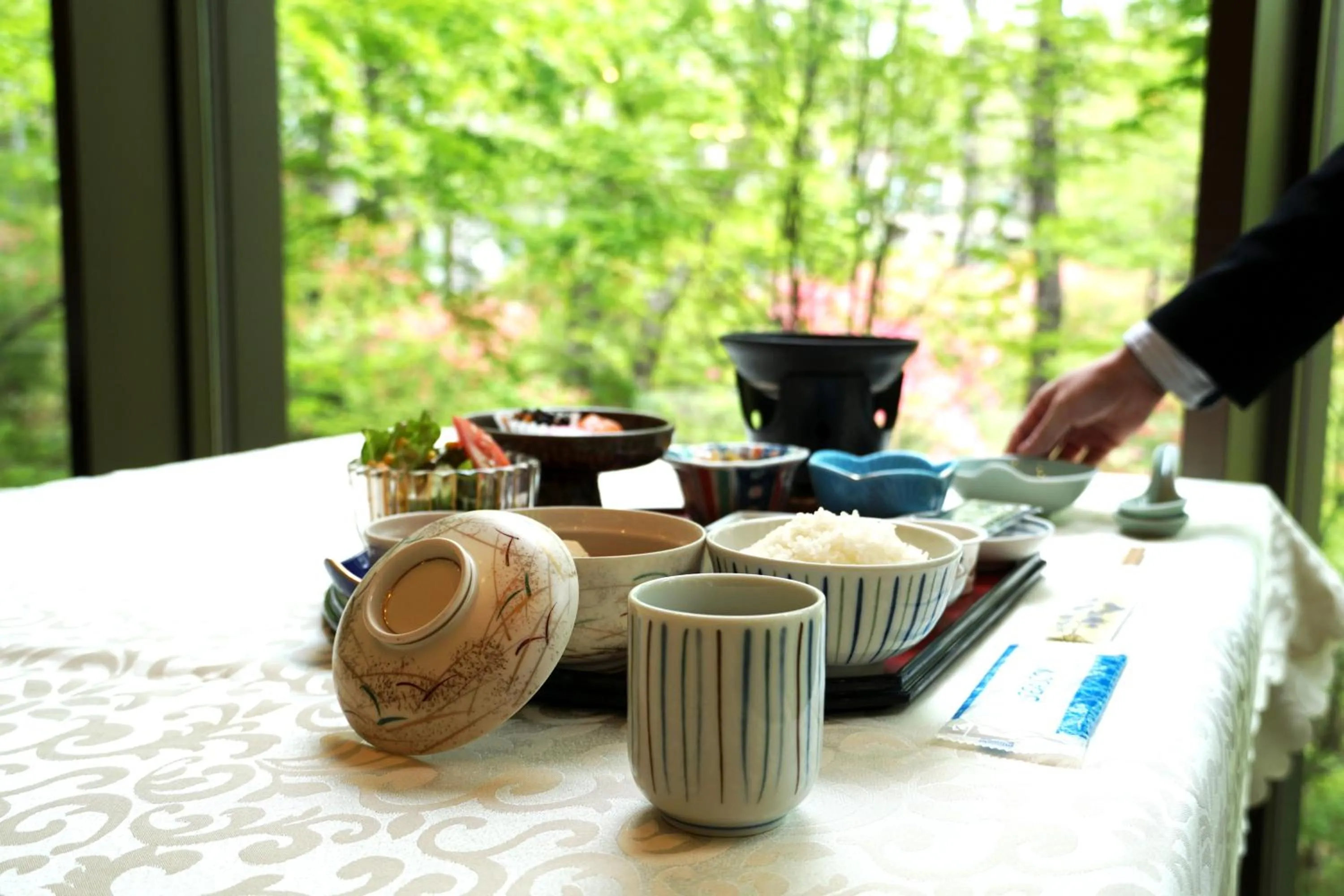 Asian breakfast in Blancvert Nasu Onsen Hotel