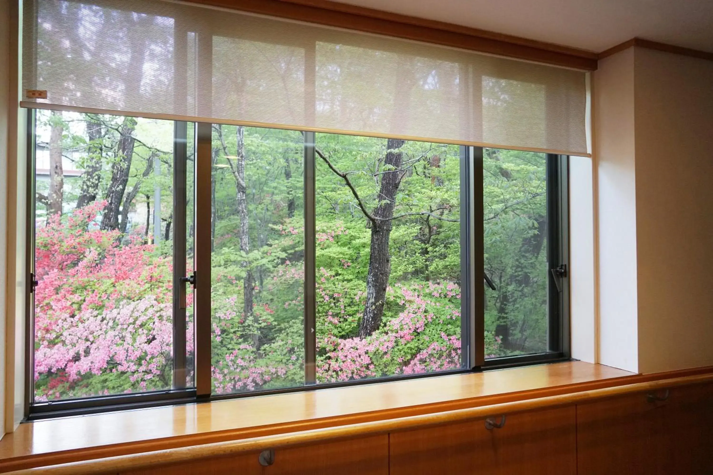 Garden view in Blancvert Nasu Onsen Hotel Garden view in Blancvert Nasu Onsen Hotel