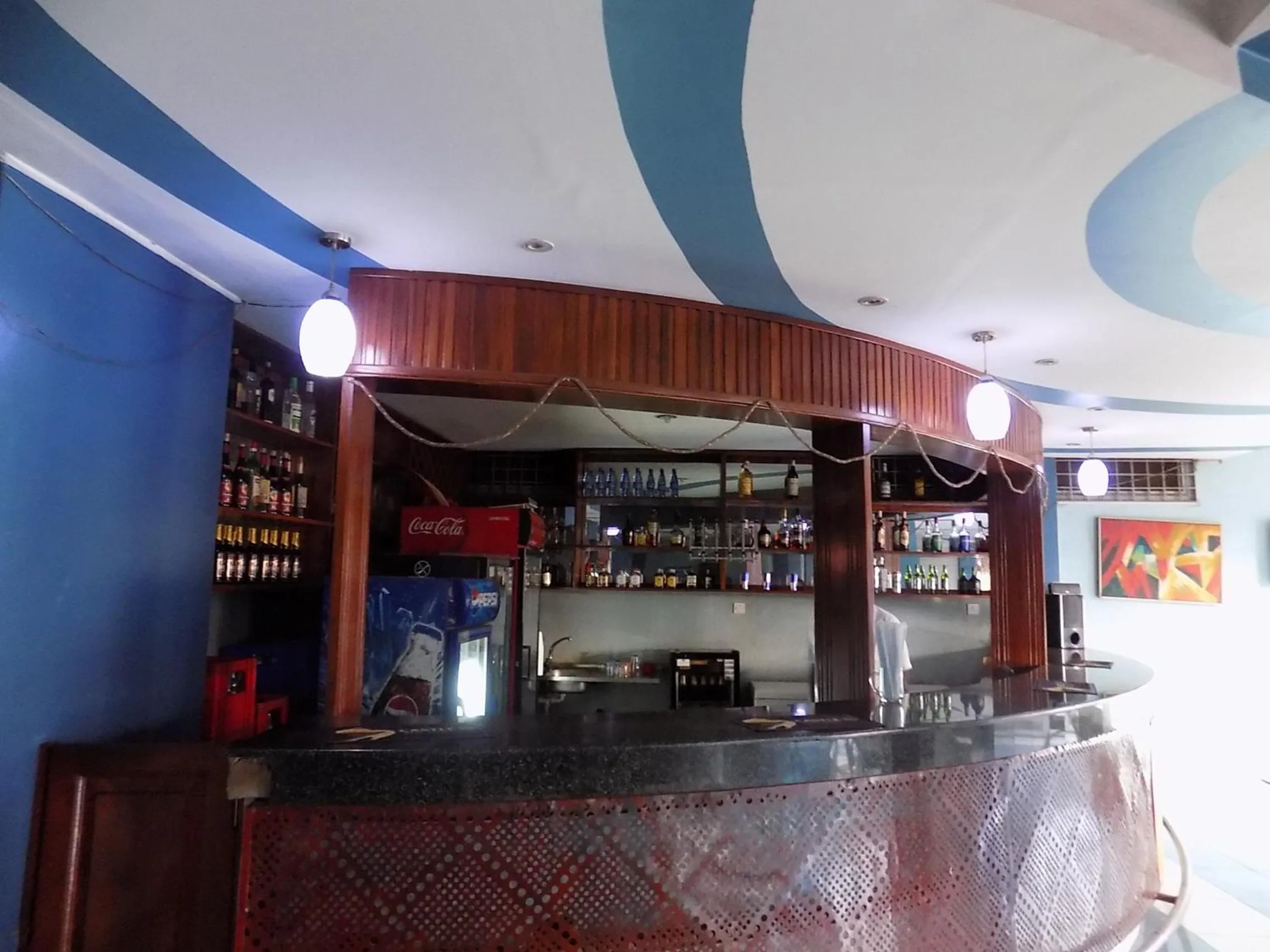 Lounge or bar in Aponye Hotel Kampala