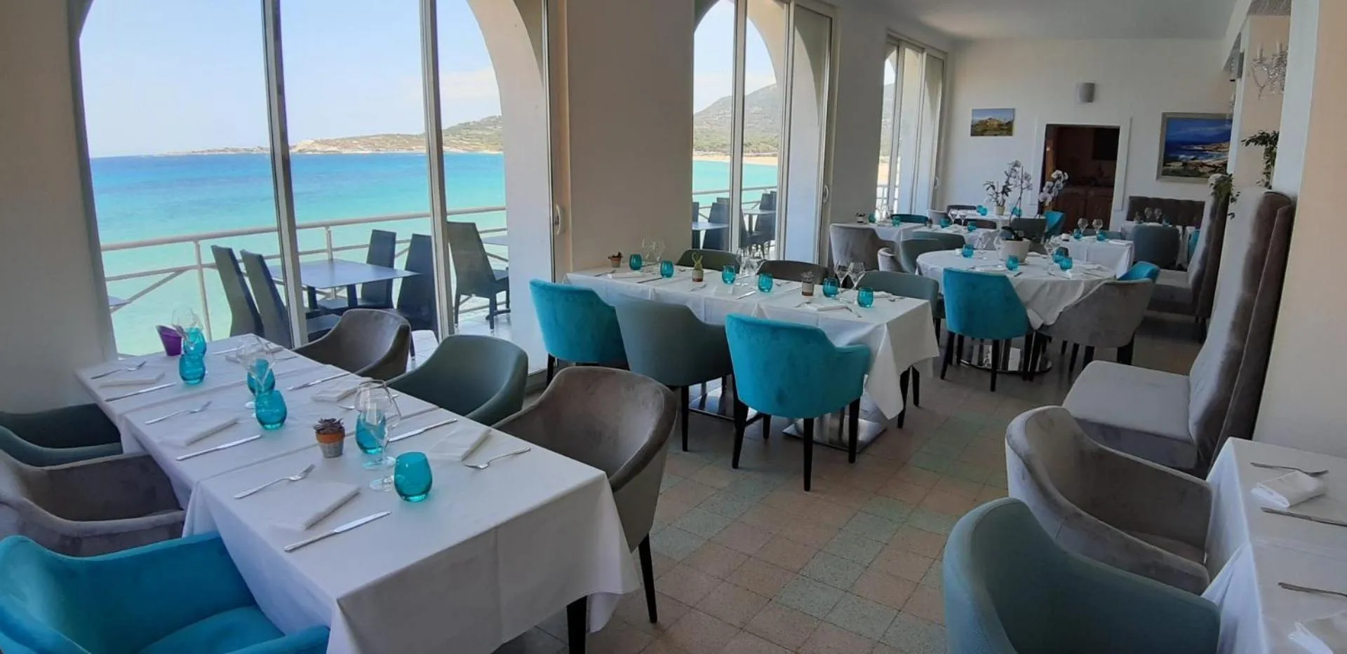 Restaurant/places to eat in Hotel de la Plage Santa Vittoria