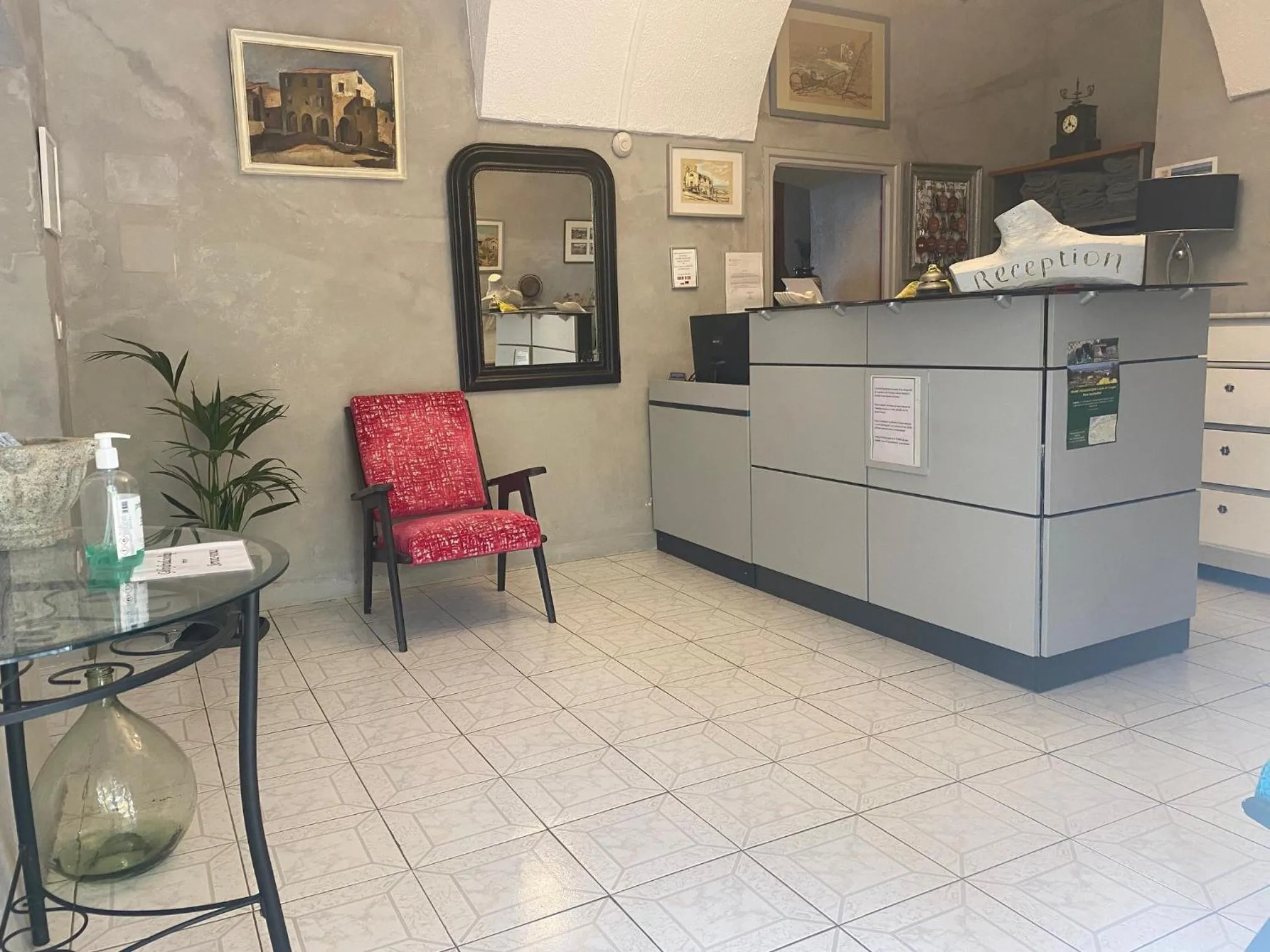 Lobby or reception in Hotel de la Plage Santa Vittoria