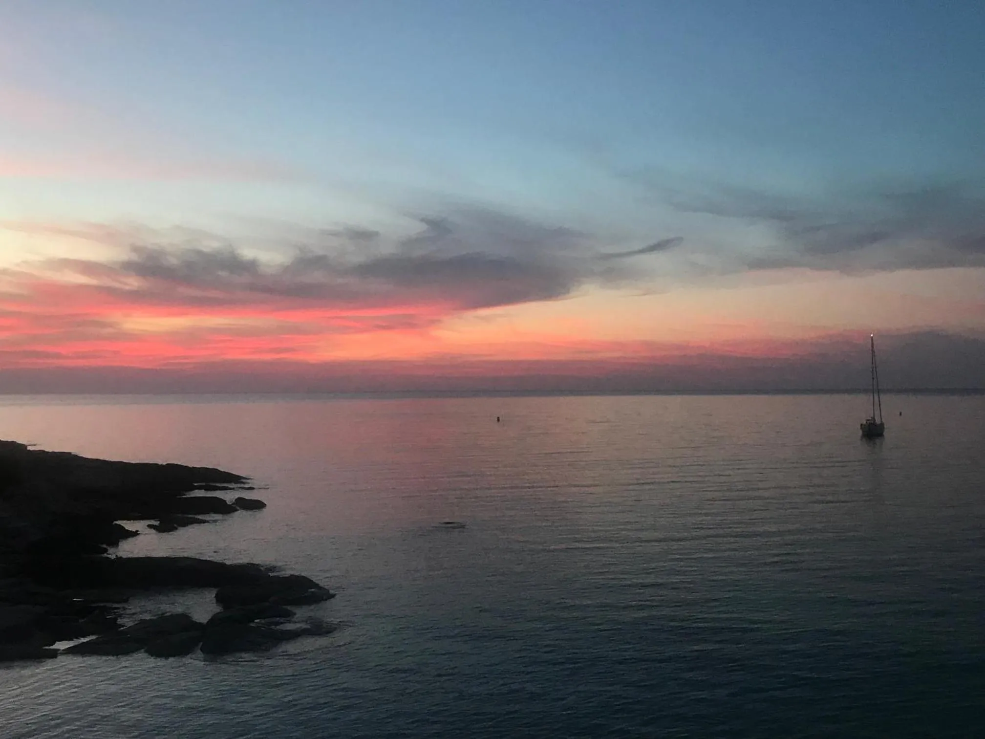 Sea view in Hotel de la Plage Santa Vittoria