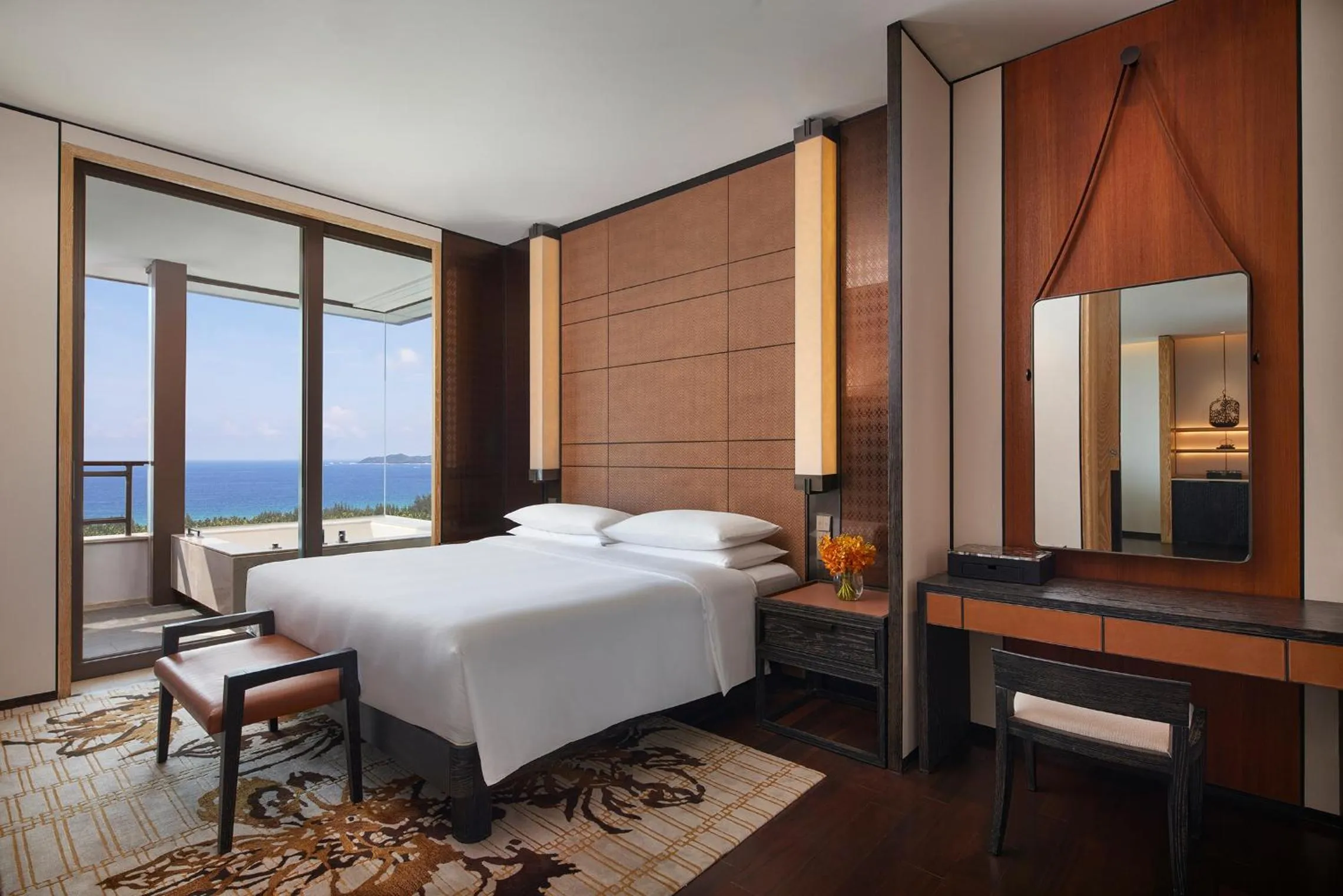 Bed in Grand Hyatt Sanya Haitang Bay Resort and Spa