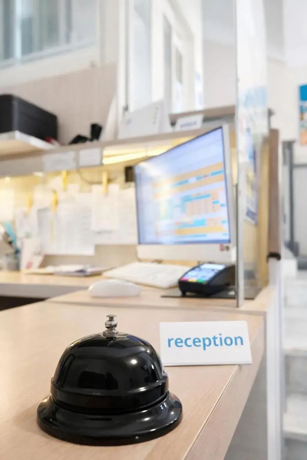 Lobby or reception in Hotel Cantore Lobby or reception in Hotel Cantore