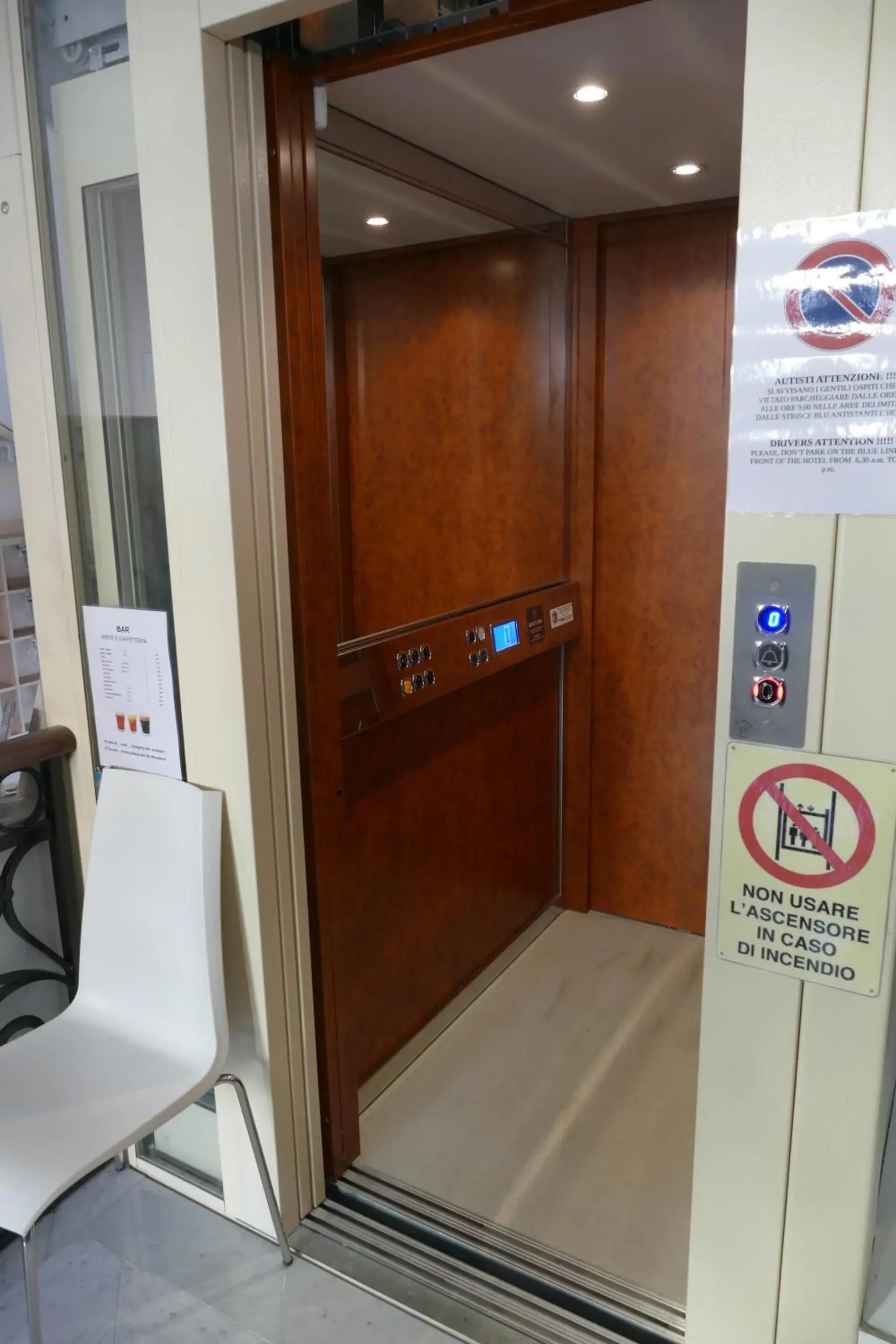 Lobby or reception in Hotel Cantore Lobby or reception in Hotel Cantore