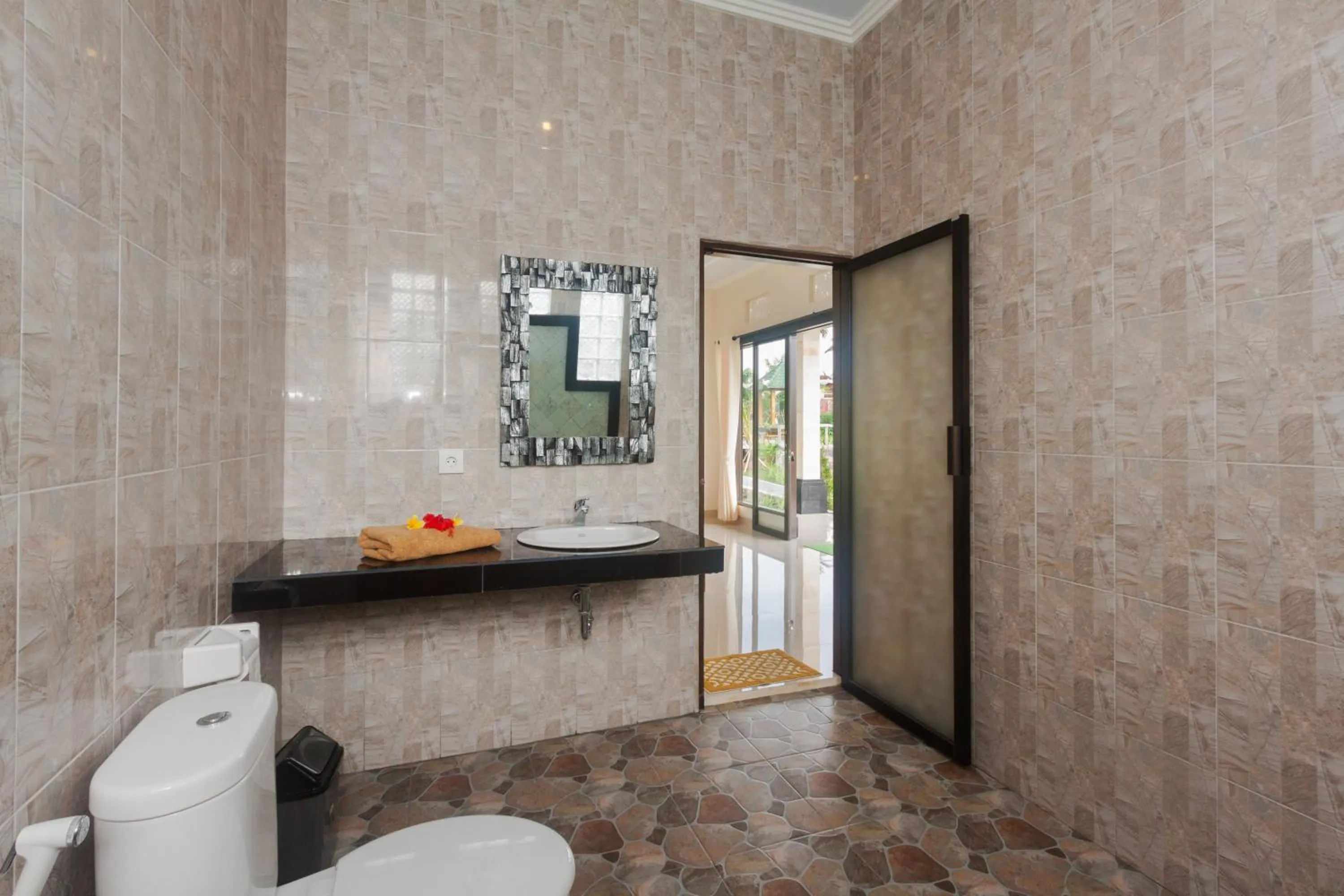 Shower in Cahaya Ubud Villa