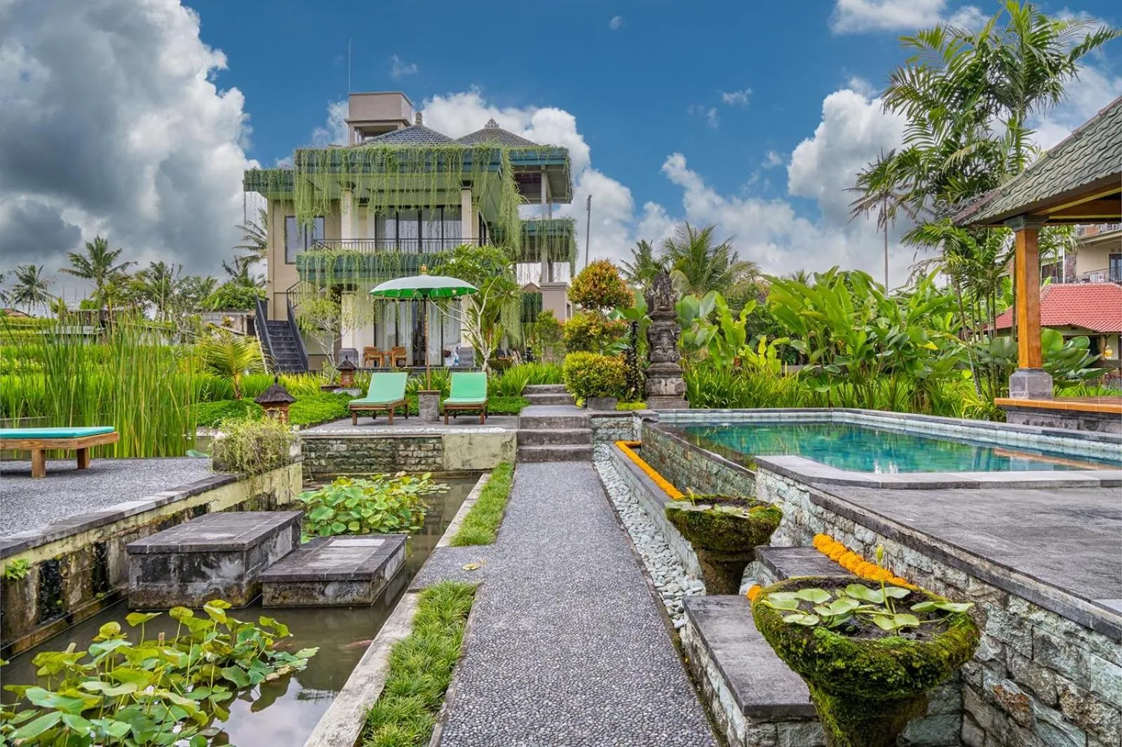 Property building in Cahaya Ubud Villa
