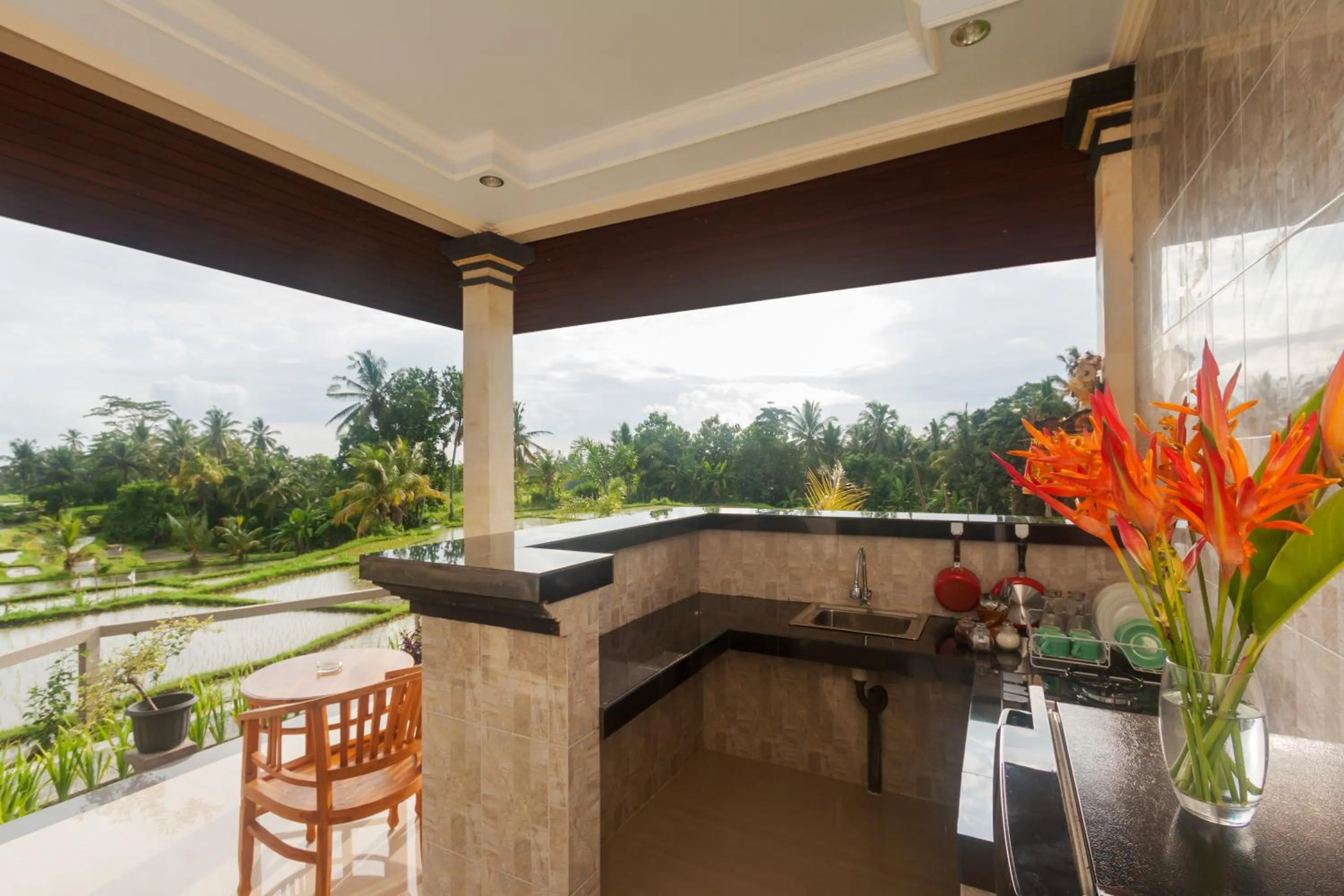 Patio in Cahaya Ubud Villa