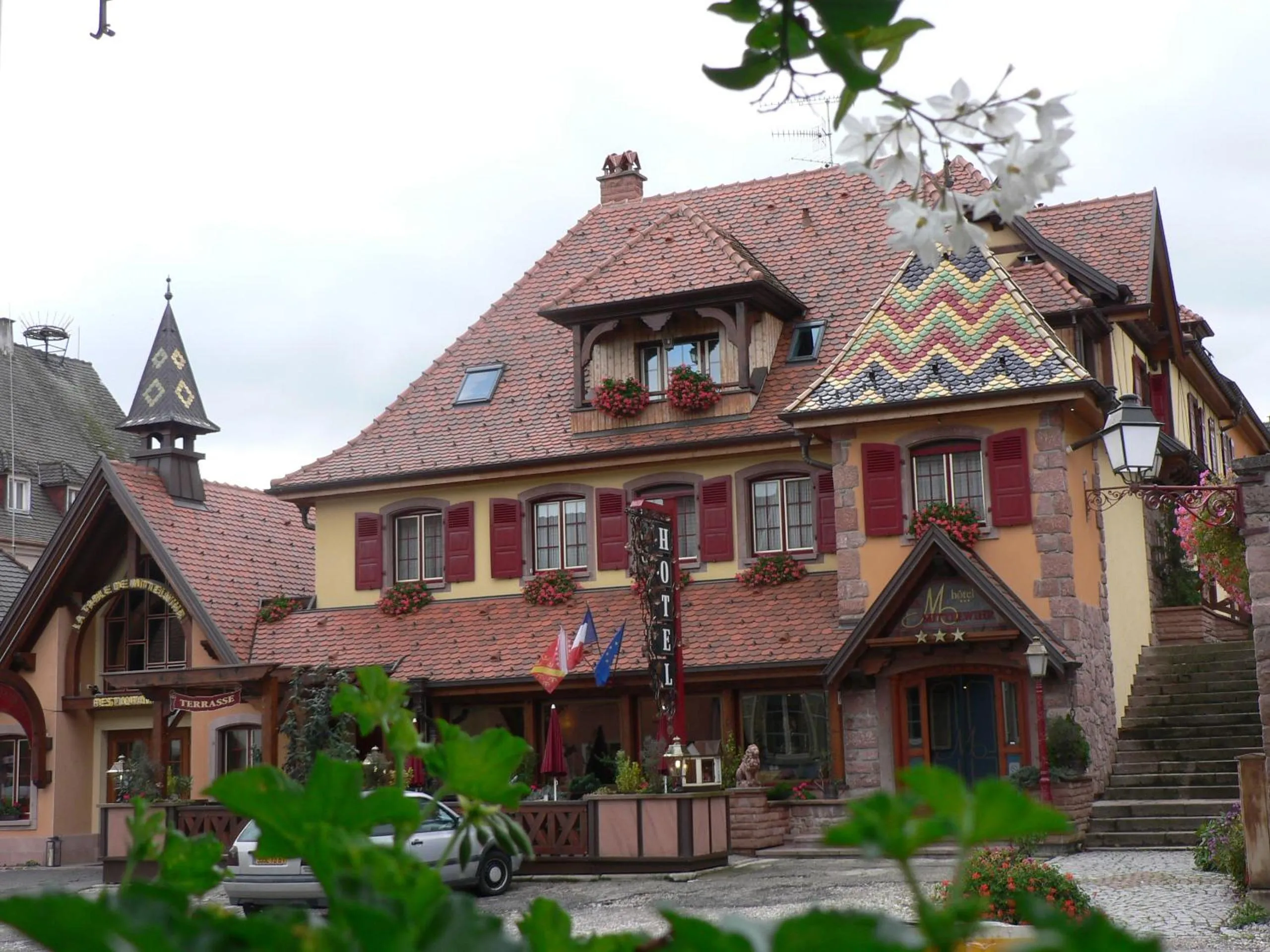 Facade/entrance in Hôtel Le Mittelwihr