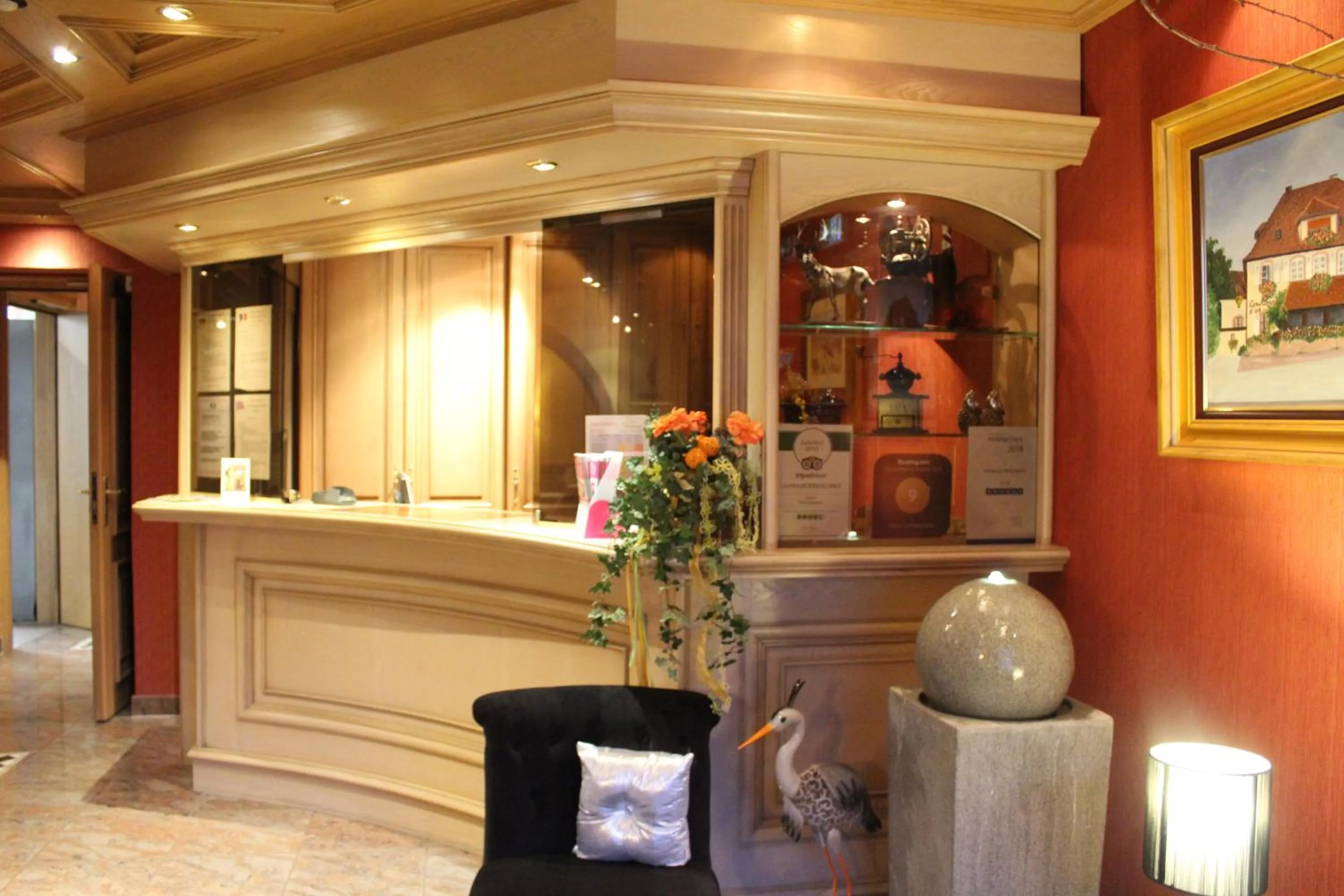 Lobby or reception in Hôtel Le Mittelwihr