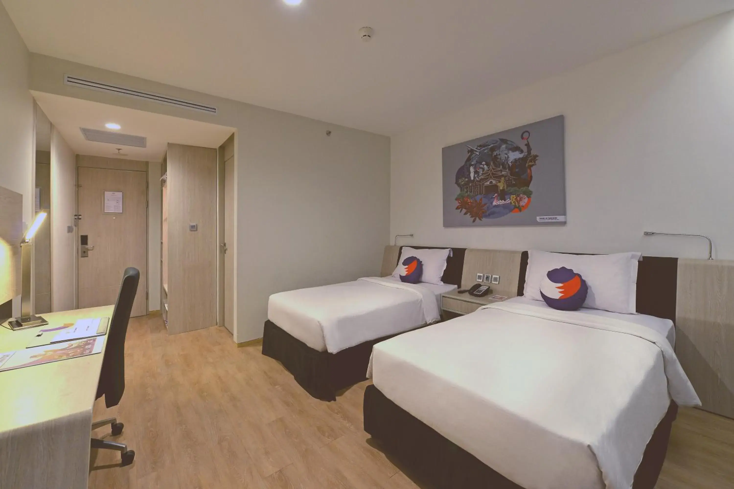 Bed in FOX Hotel Pekanbaru Bed in FOX Hotel Pekanbaru