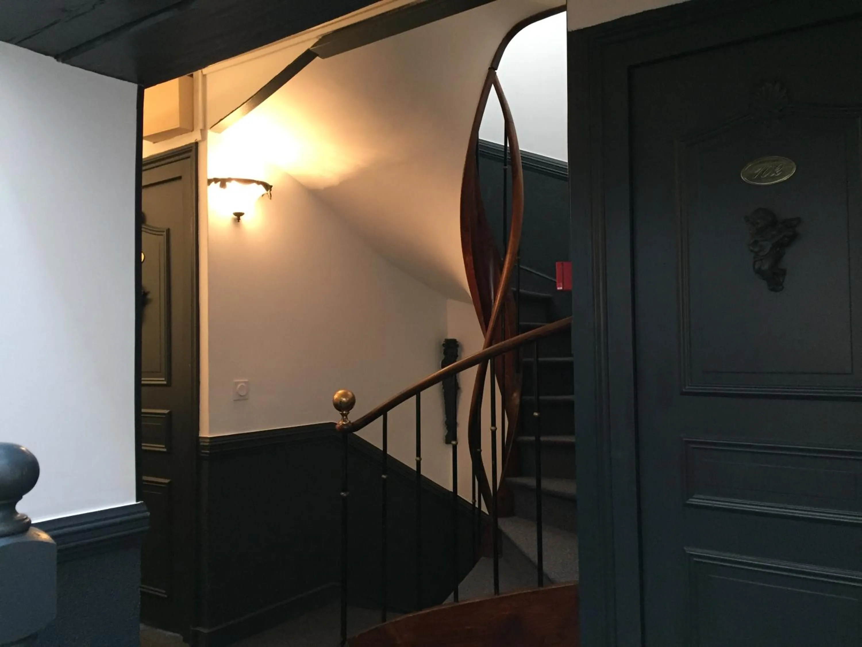 Decorative detail in Hostellerie Normande