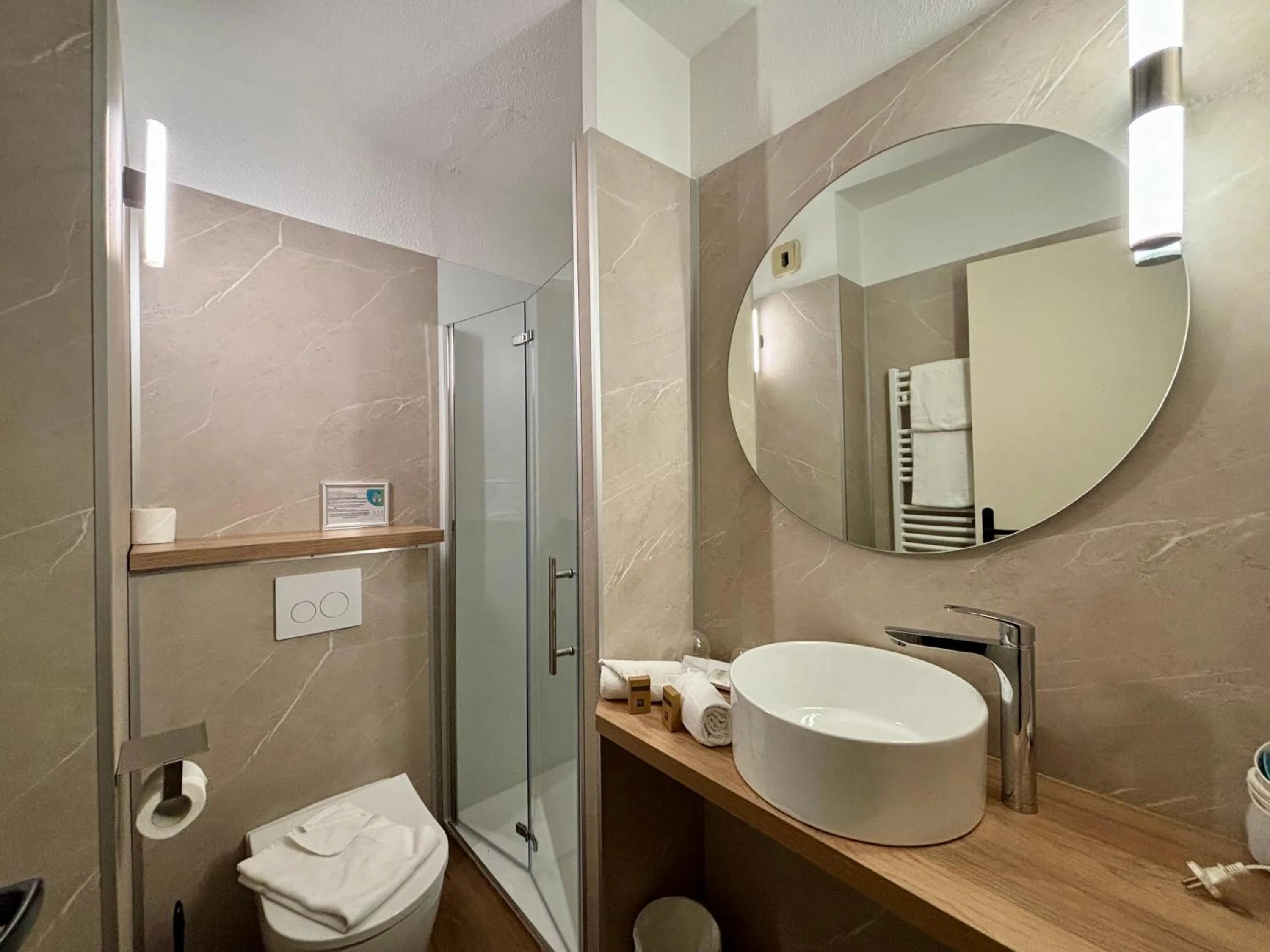 Bathroom in Acapella Hotel