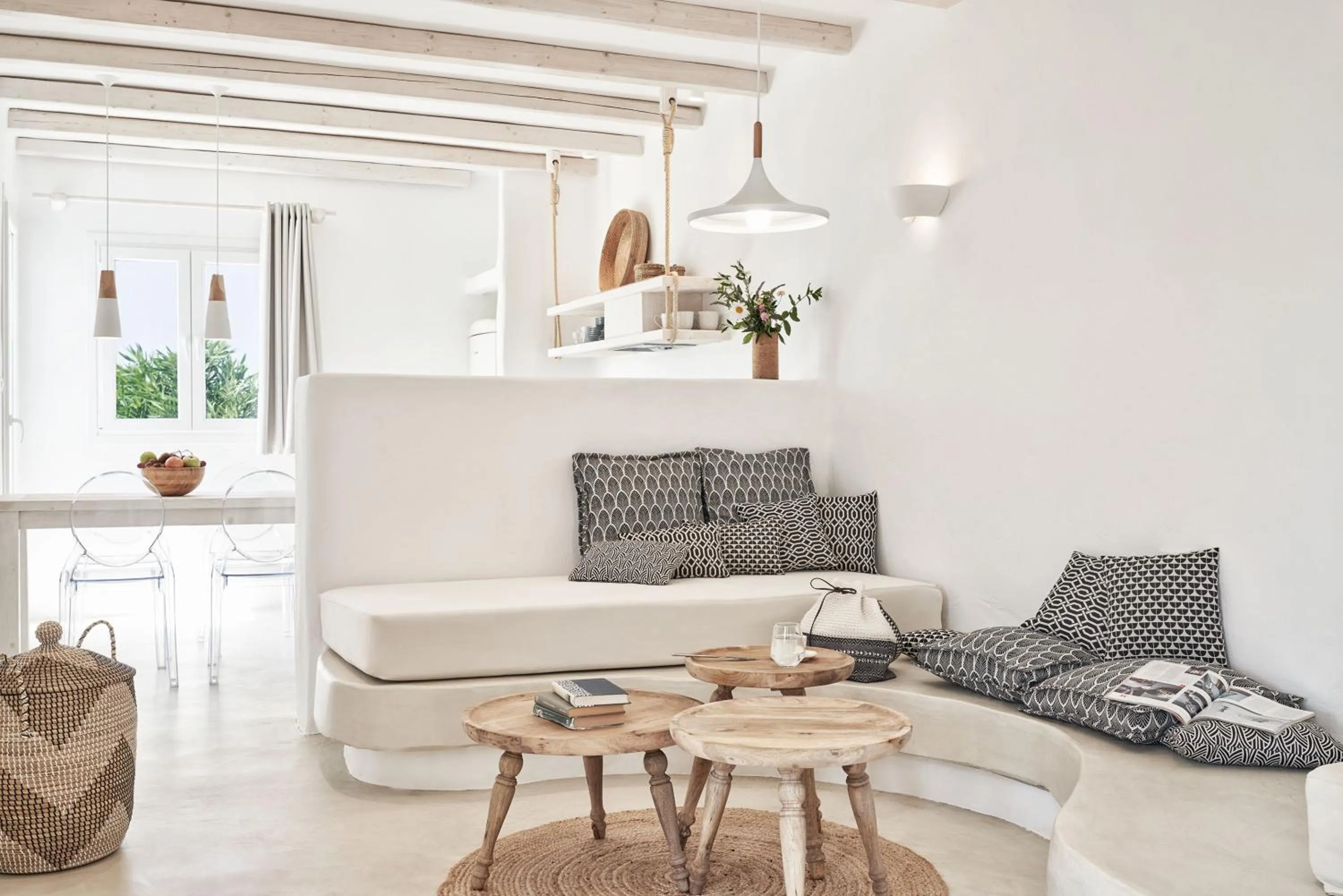 Kitchen or kitchenette in Naxian Utopia | Luxury Villas & Suites