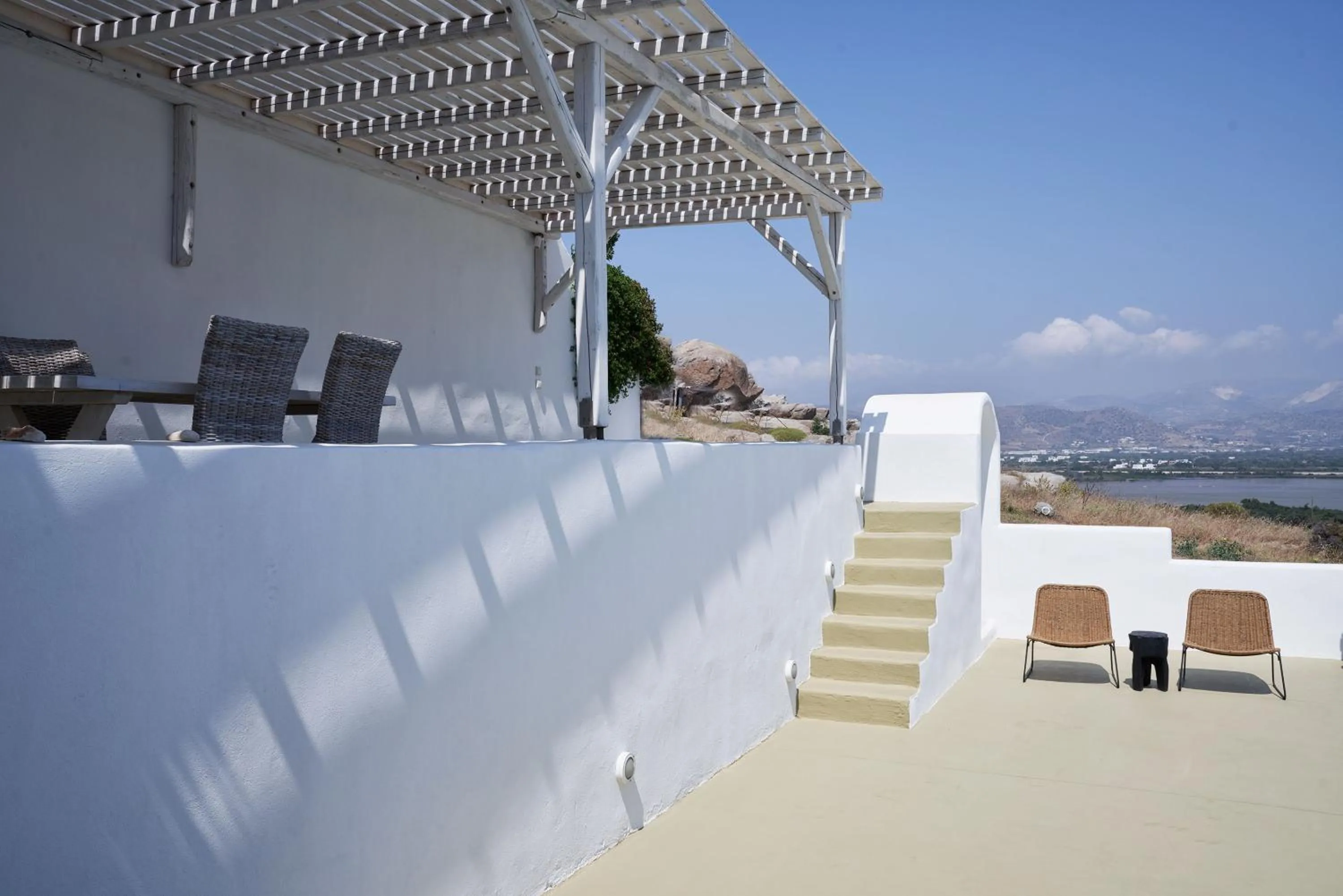 Balcony/Terrace in Naxian Utopia | Luxury Villas & Suites