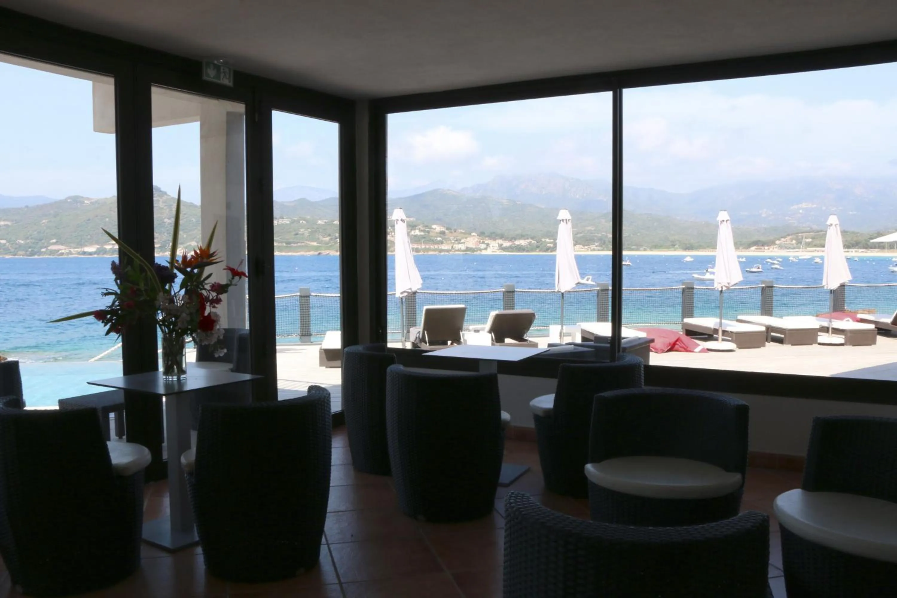 Lounge or bar in Hôtel Castel d'Orcino