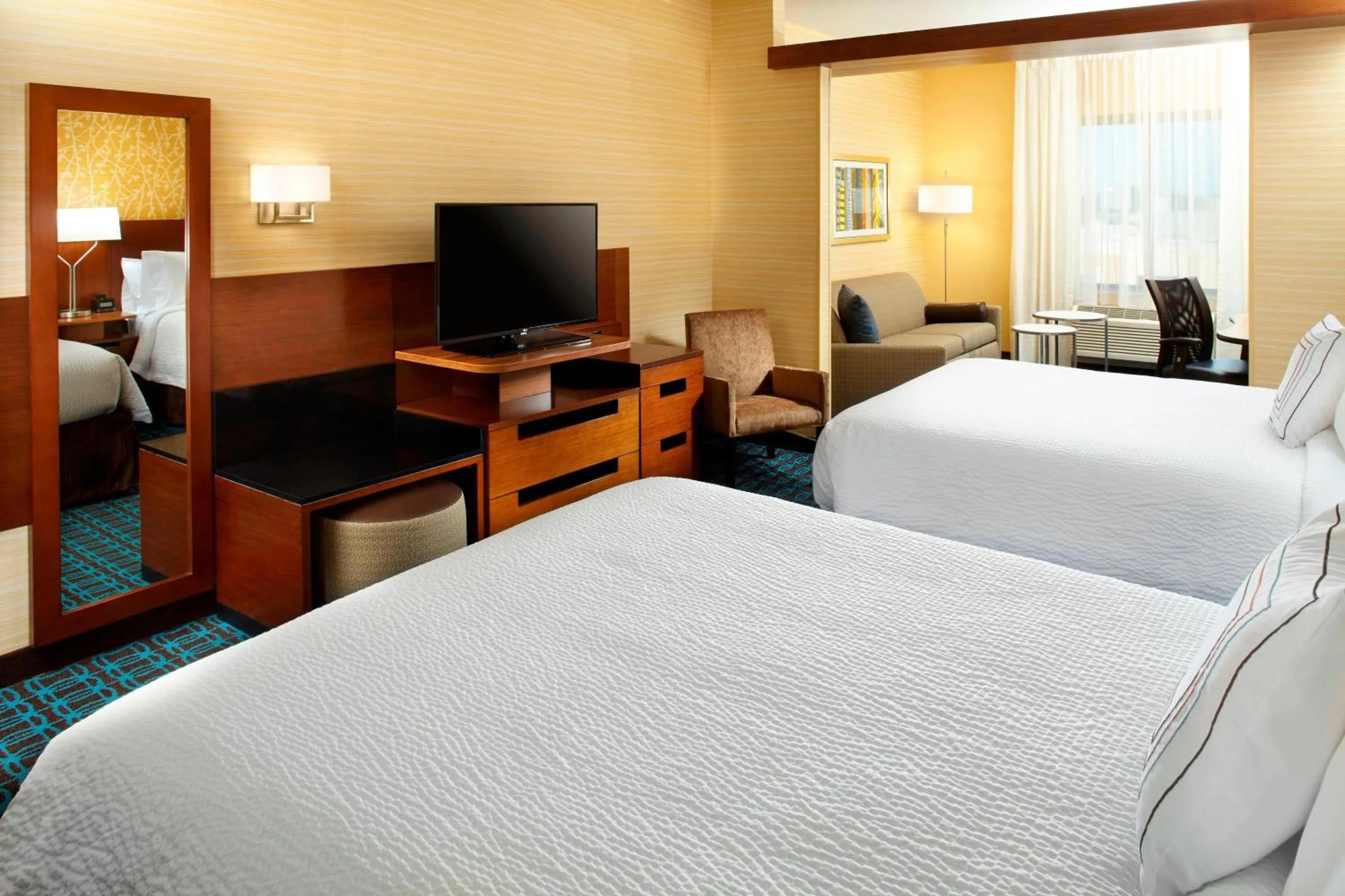Bedroom, Bed in Fairfield by Marriott Inn & Suites Wheeling at The Highlands