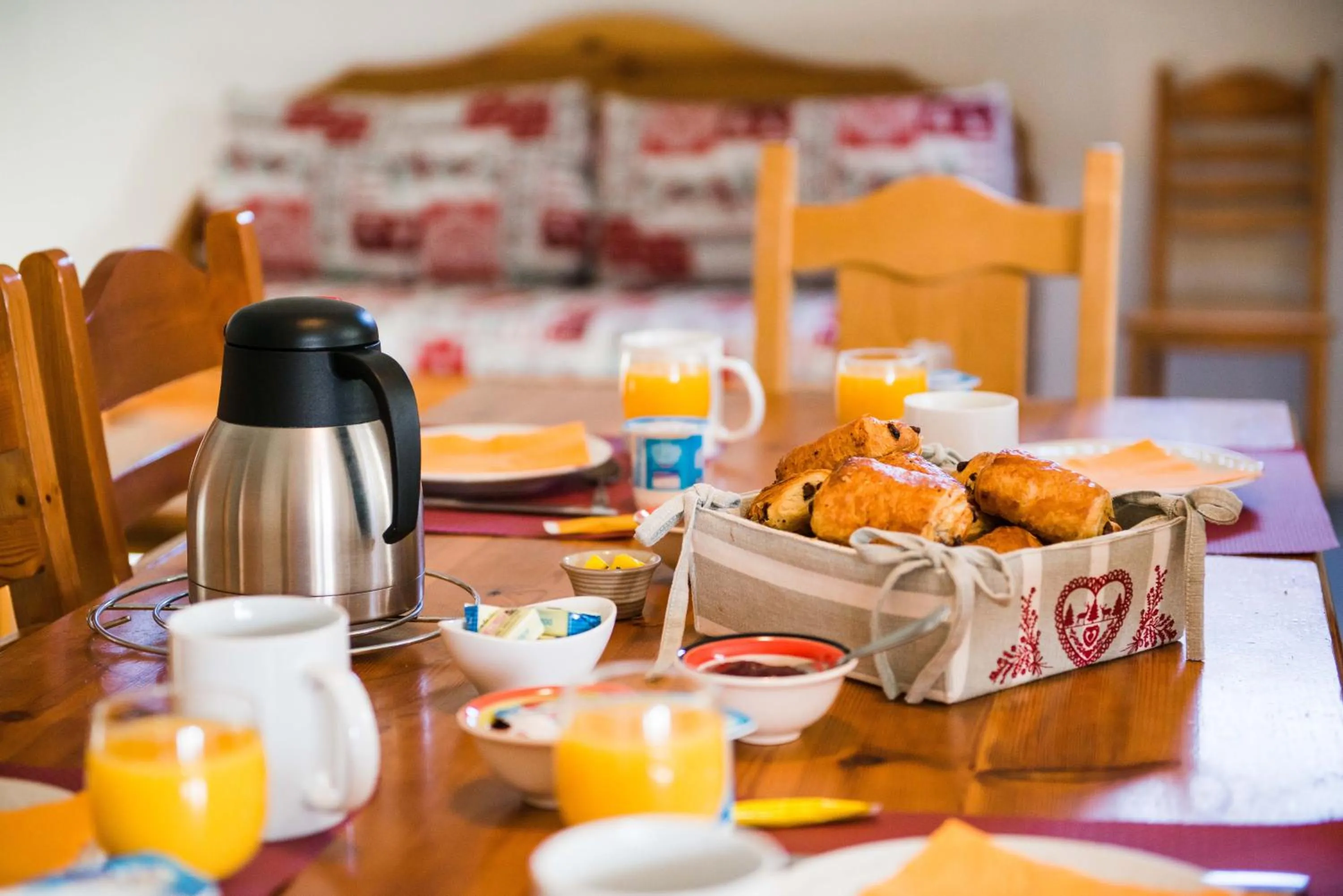 Food and drinks, Bed in Résidence Plein Soleil