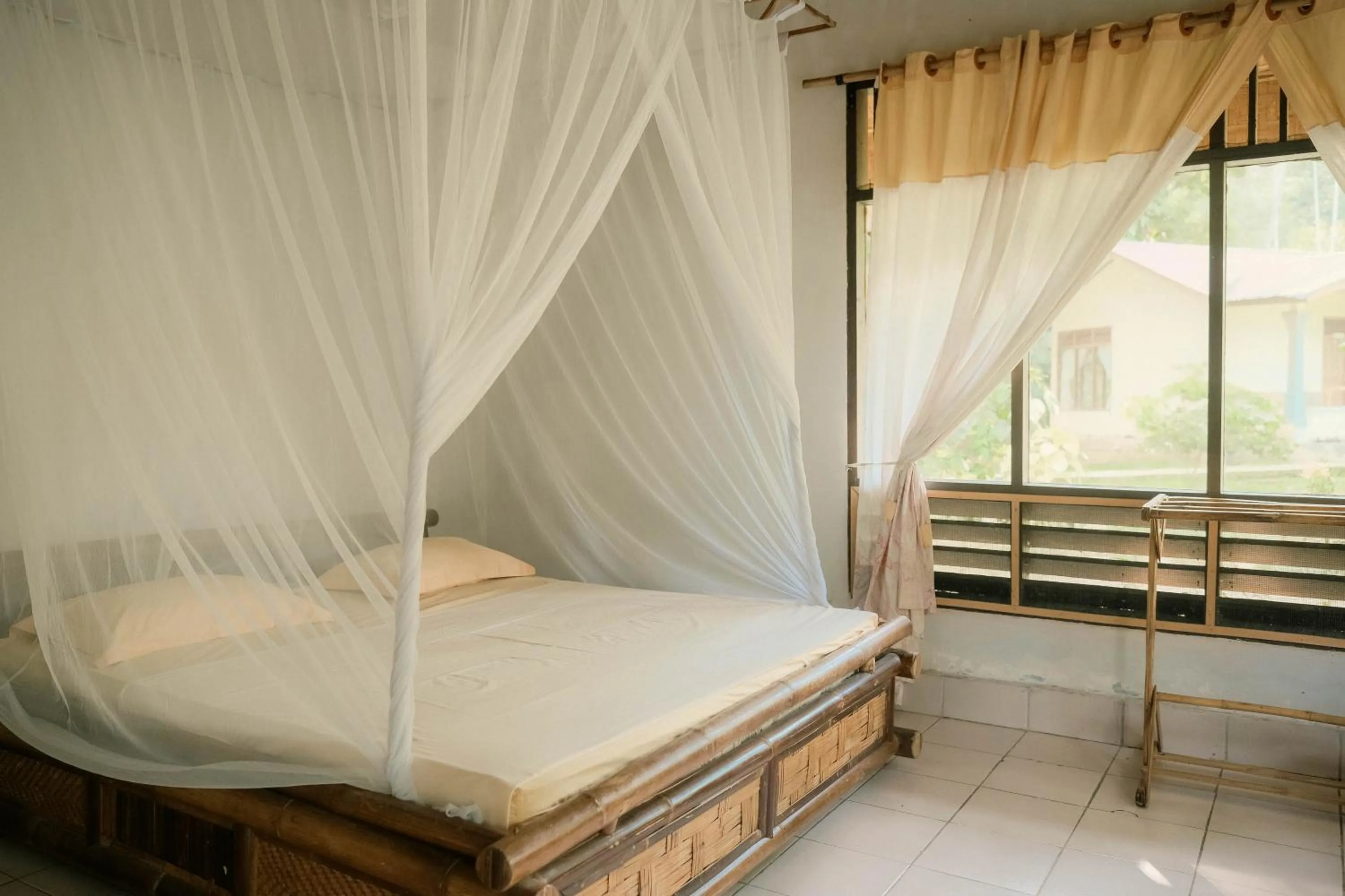 Bed in Ecolodge Bukit Lawang