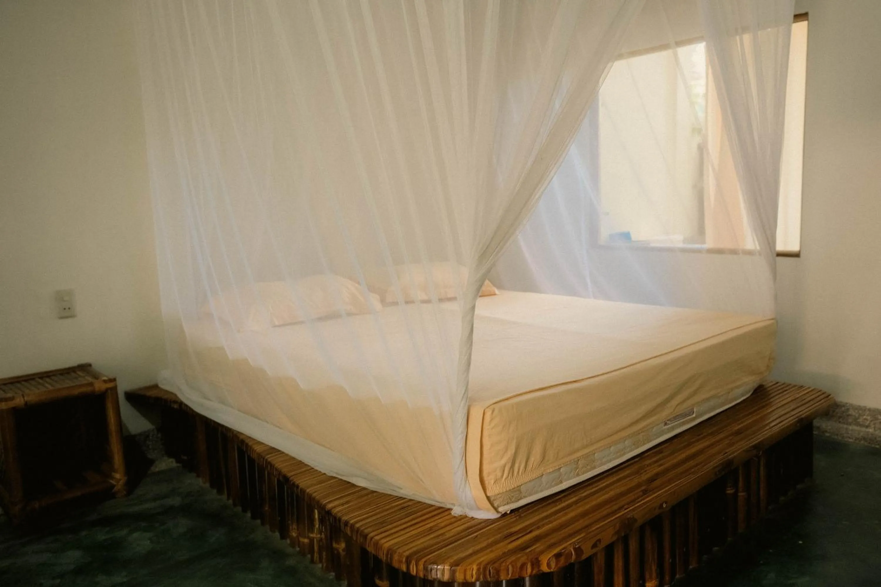 Bed in Ecolodge Bukit Lawang