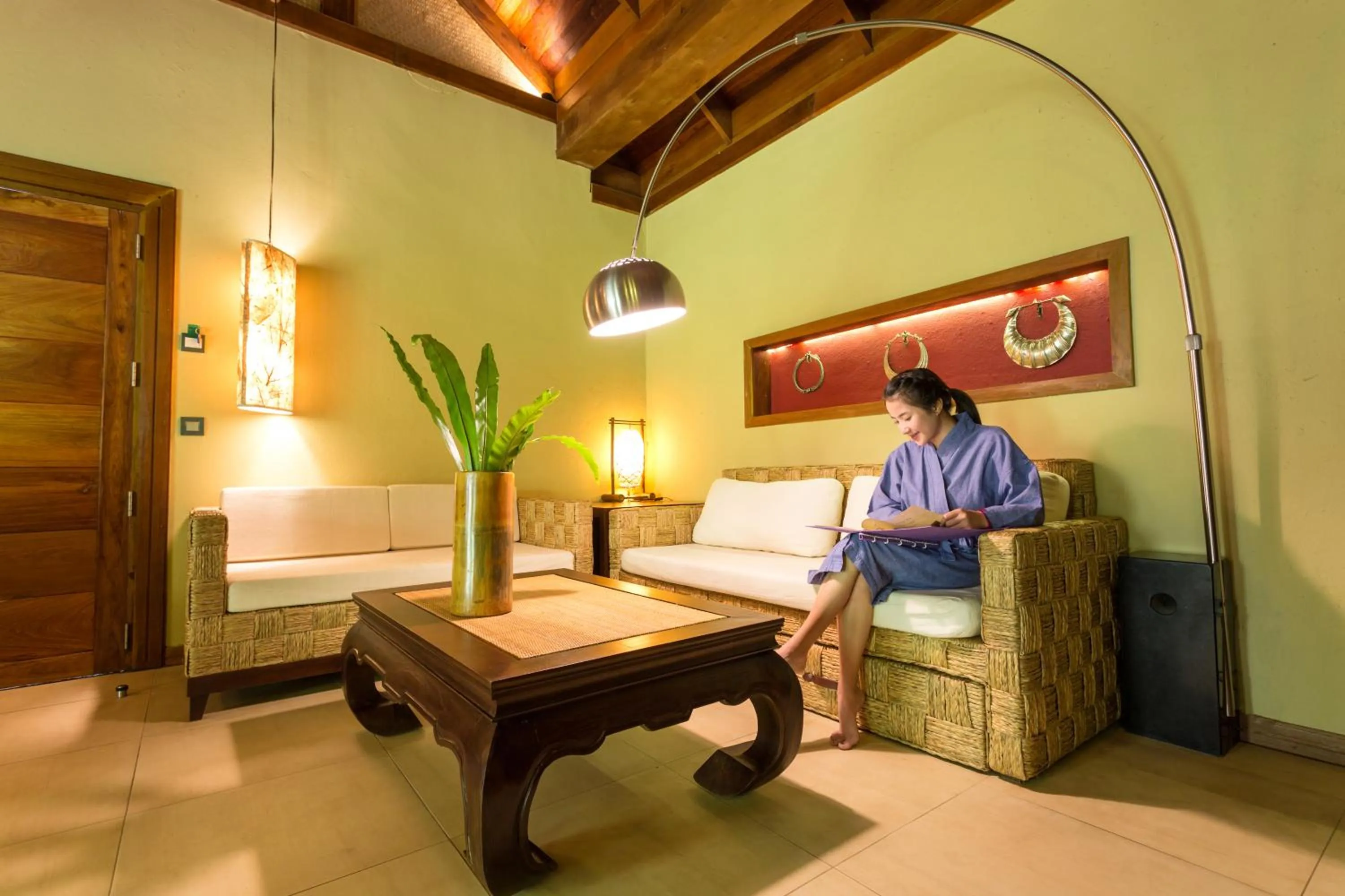 Photo of the whole room, Bed in Namkat Yorla Pa Resort