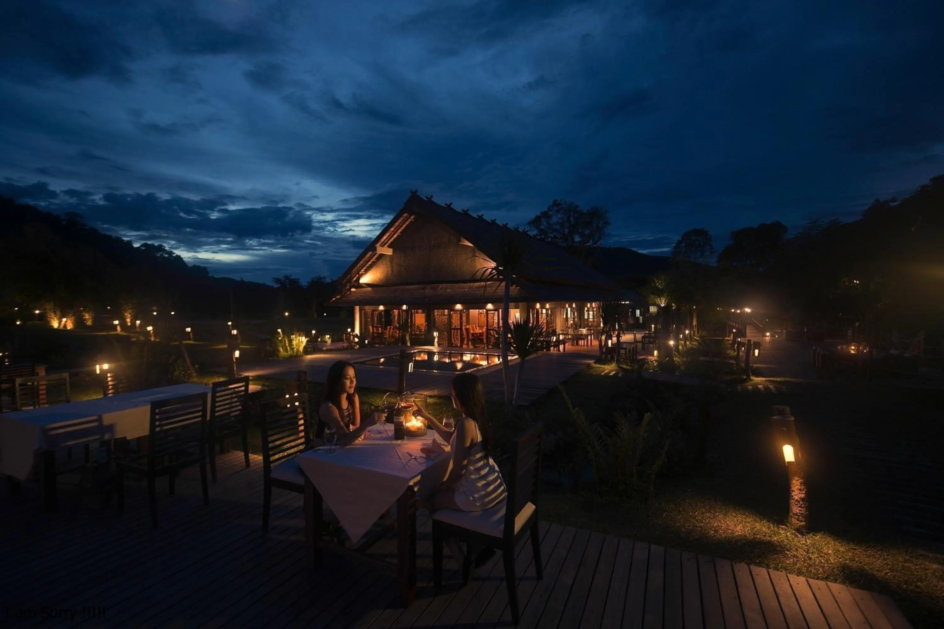 Dinner in Namkat Yorla Pa Resort