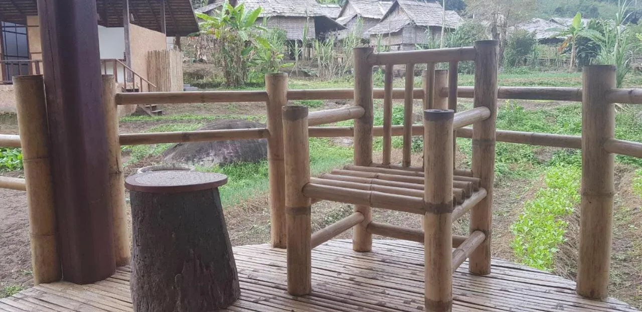Balcony/Terrace in Namkat Yorla Pa Resort