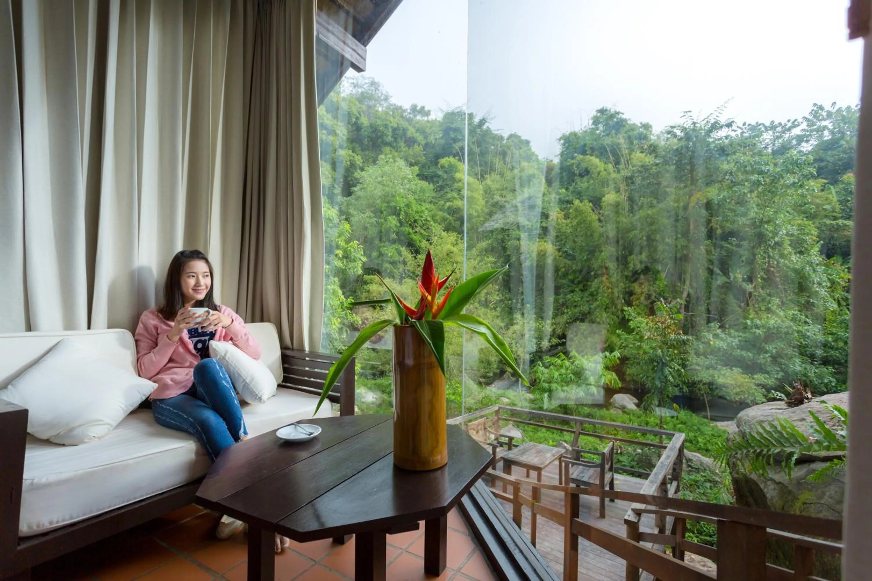 Living room in Namkat Yorla Pa Resort