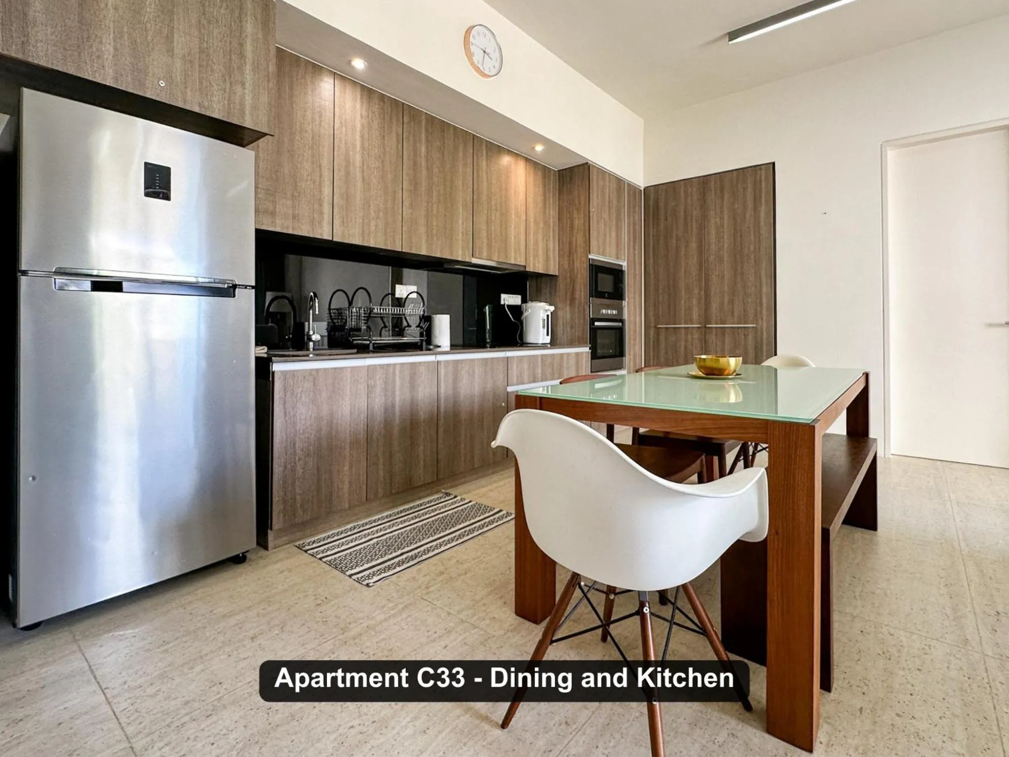 Kitchen or kitchenette in By the Sea- Pool and Sea View