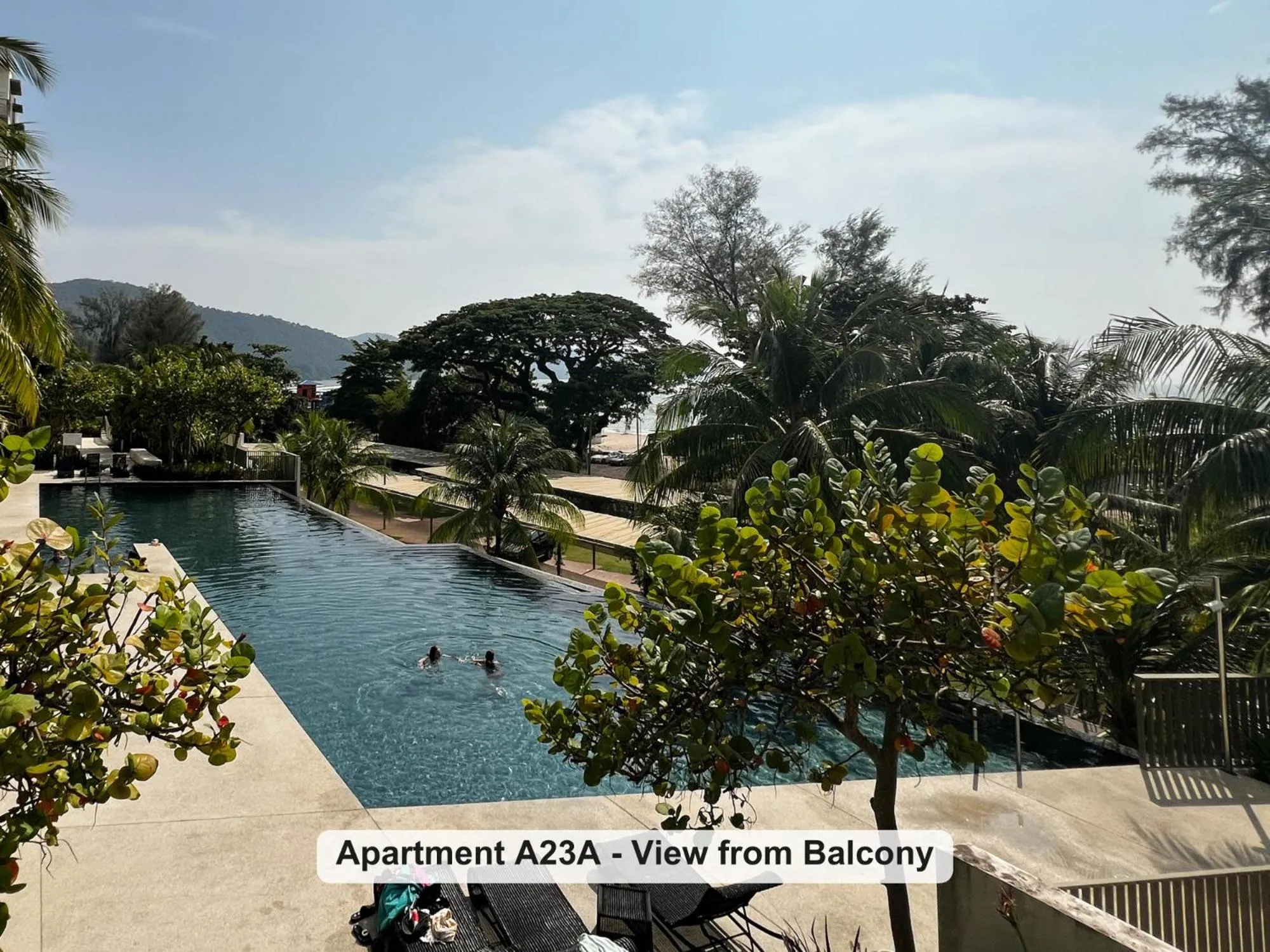Pool view in By the Sea- Pool and Sea View