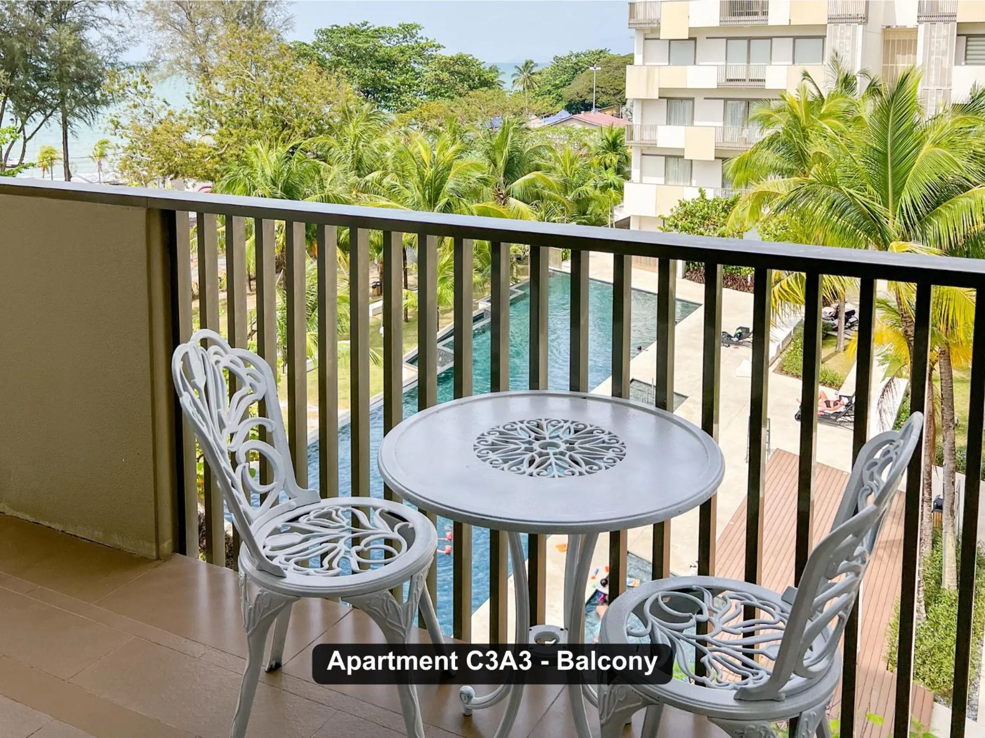 Balcony/Terrace in By the Sea- Pool and Sea View