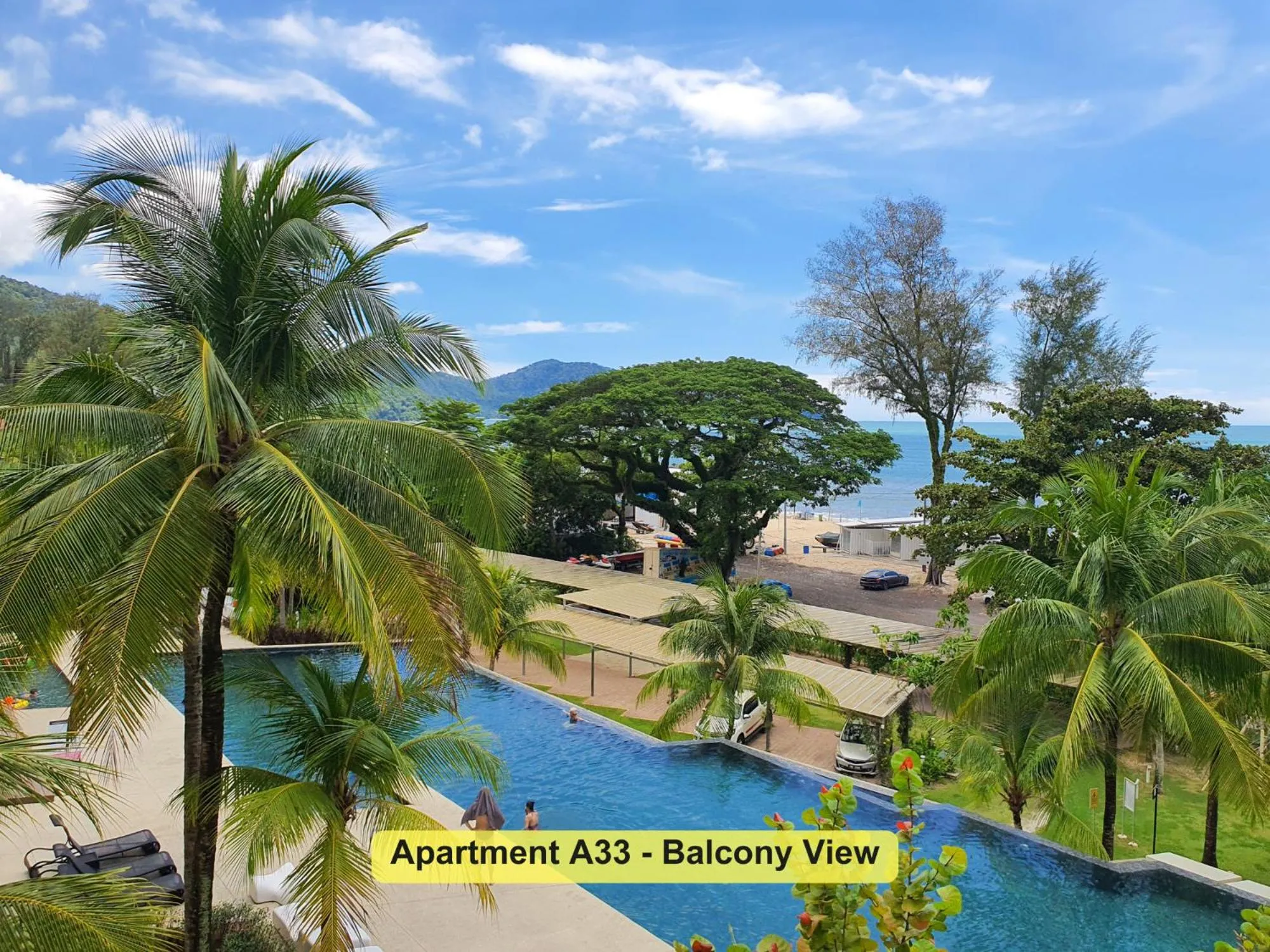 Pool view in By the Sea- Pool and Sea View