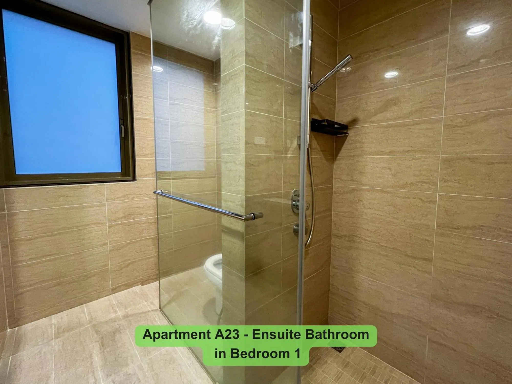 Bathroom in By the Sea- Pool and Sea View