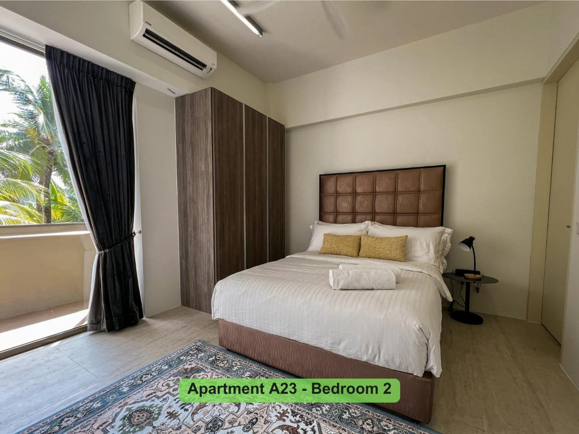 Bedroom, Bed in By the Sea- Pool and Sea View