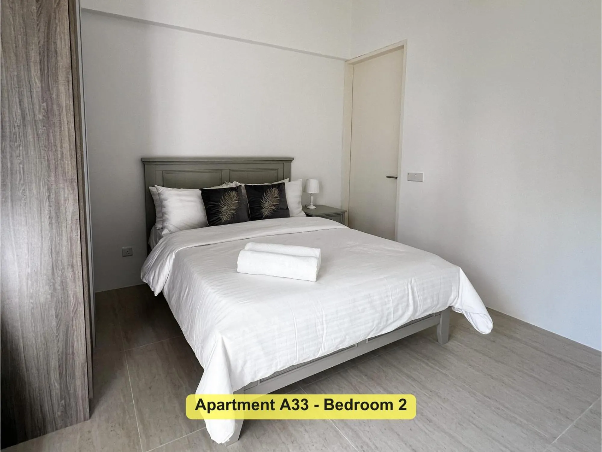Bedroom, Bed in By the Sea- Pool and Sea View