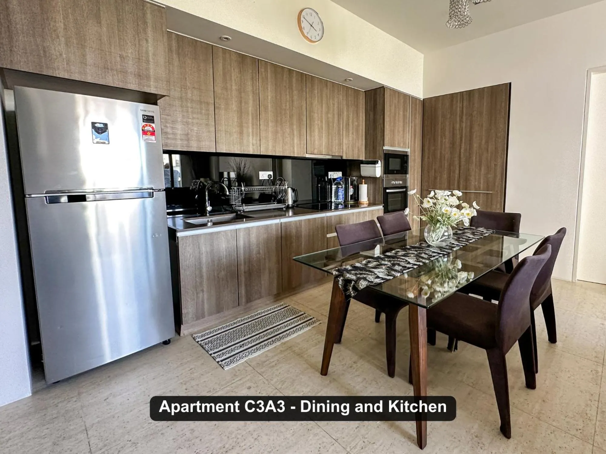 Kitchen or kitchenette in By the Sea- Pool and Sea View