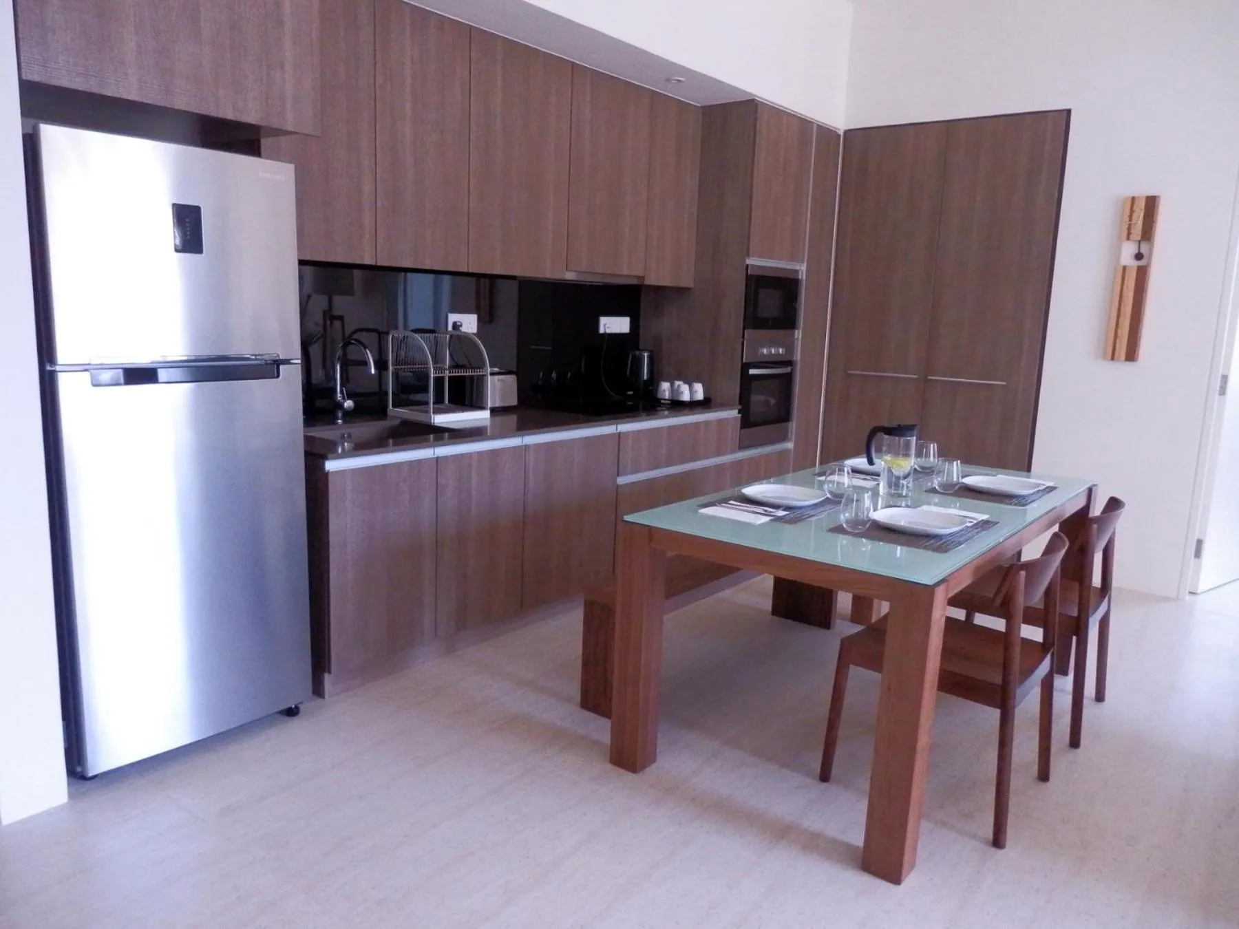 Kitchen or kitchenette in By the Sea- Pool and Sea View
