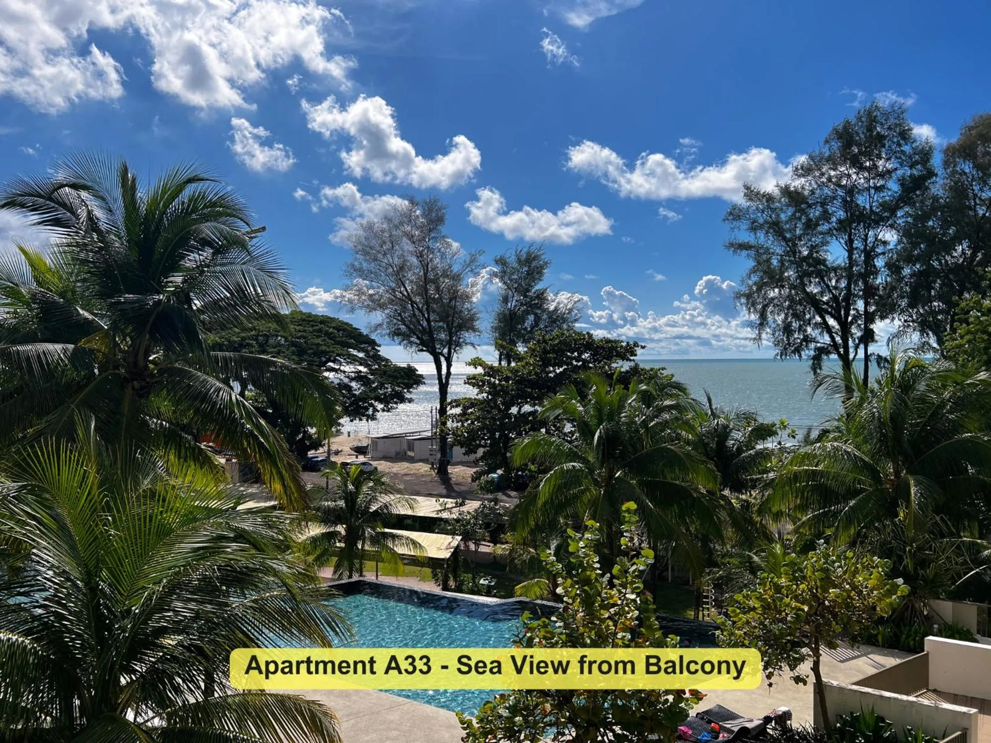 Pool view in By the Sea- Pool and Sea View