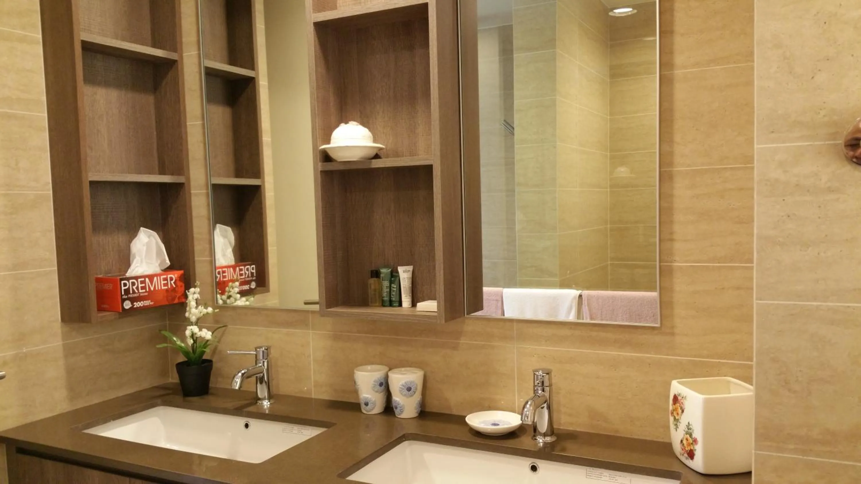 Bathroom in By the Sea- Pool and Sea View