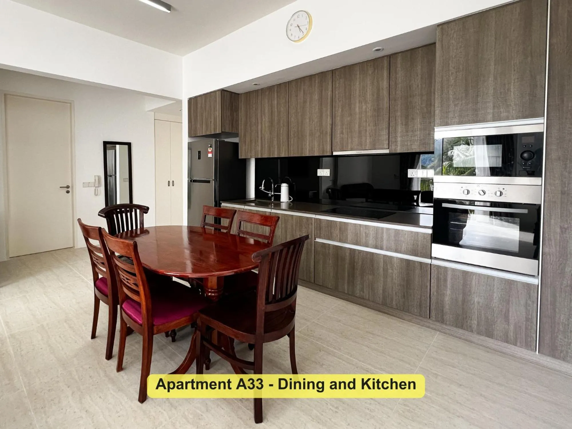 Dining area in By the Sea- Pool and Sea View